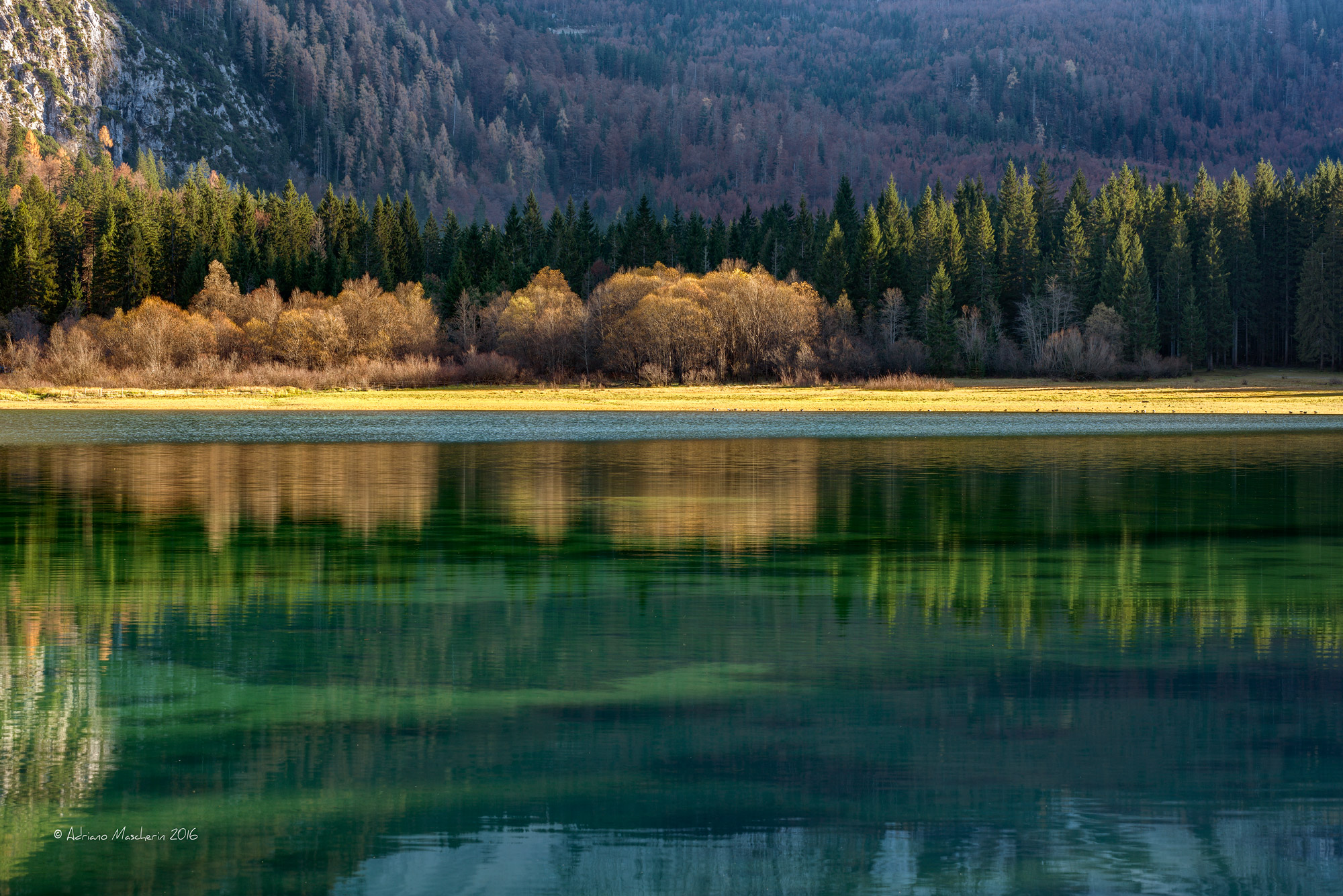 Reflections and colors in Fusine