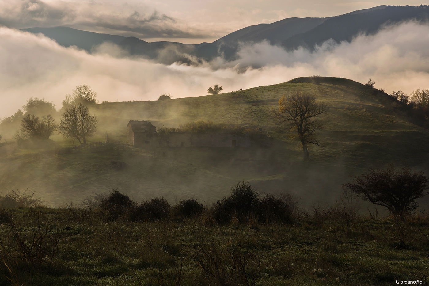 Fog in San Paolo in Alpe