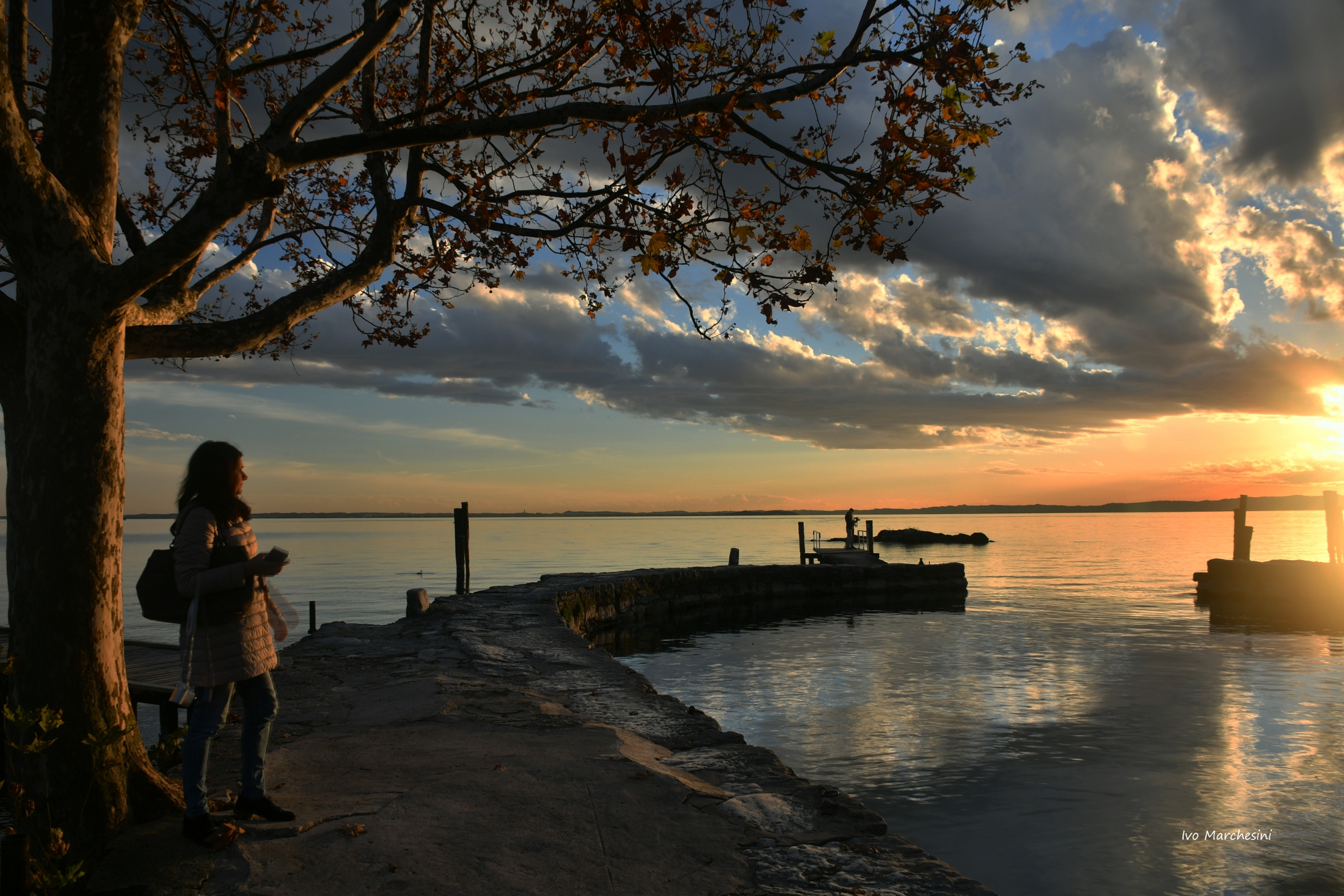 ... A look into the sunset ...