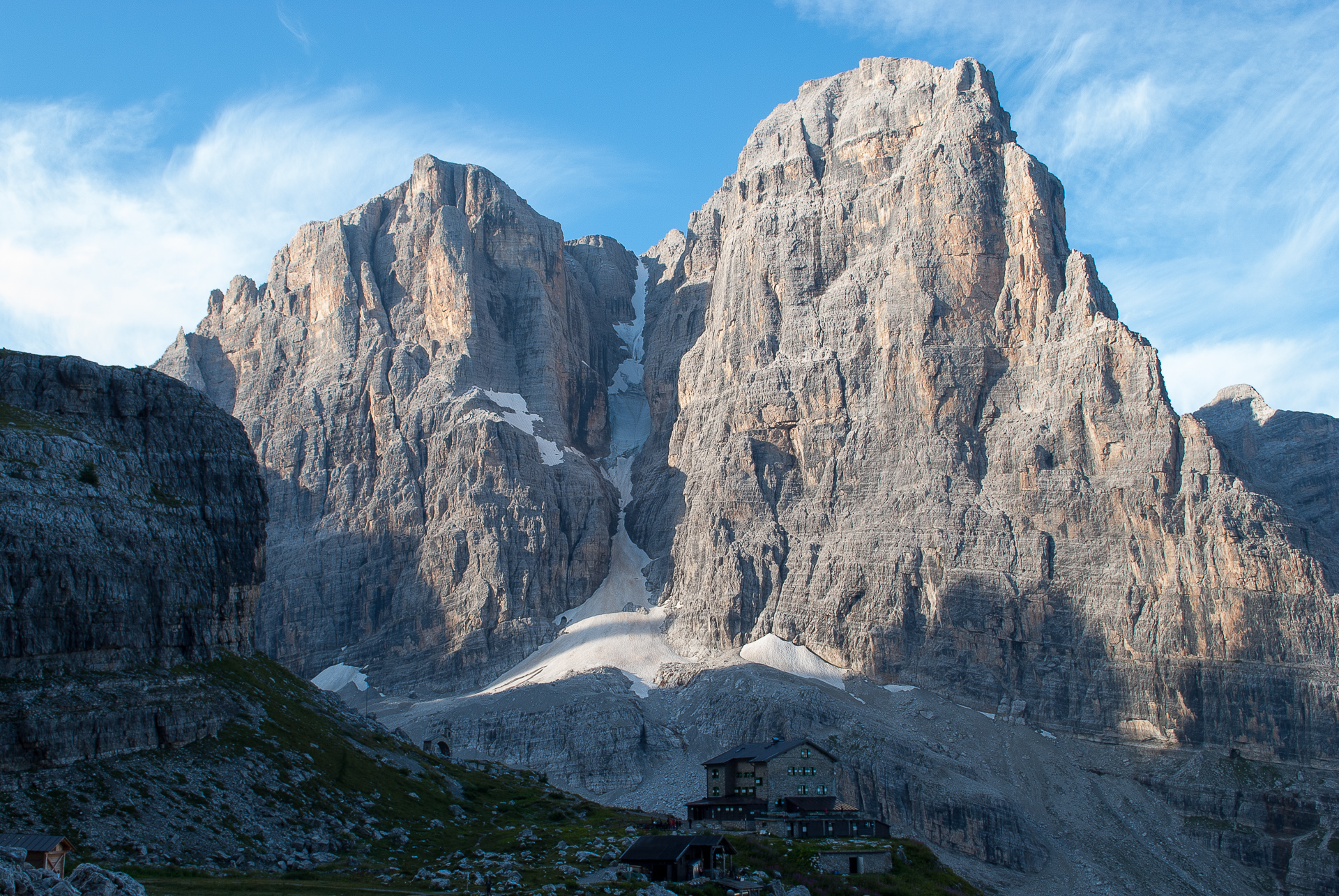 In giù è sciabile si si. Sciabile...