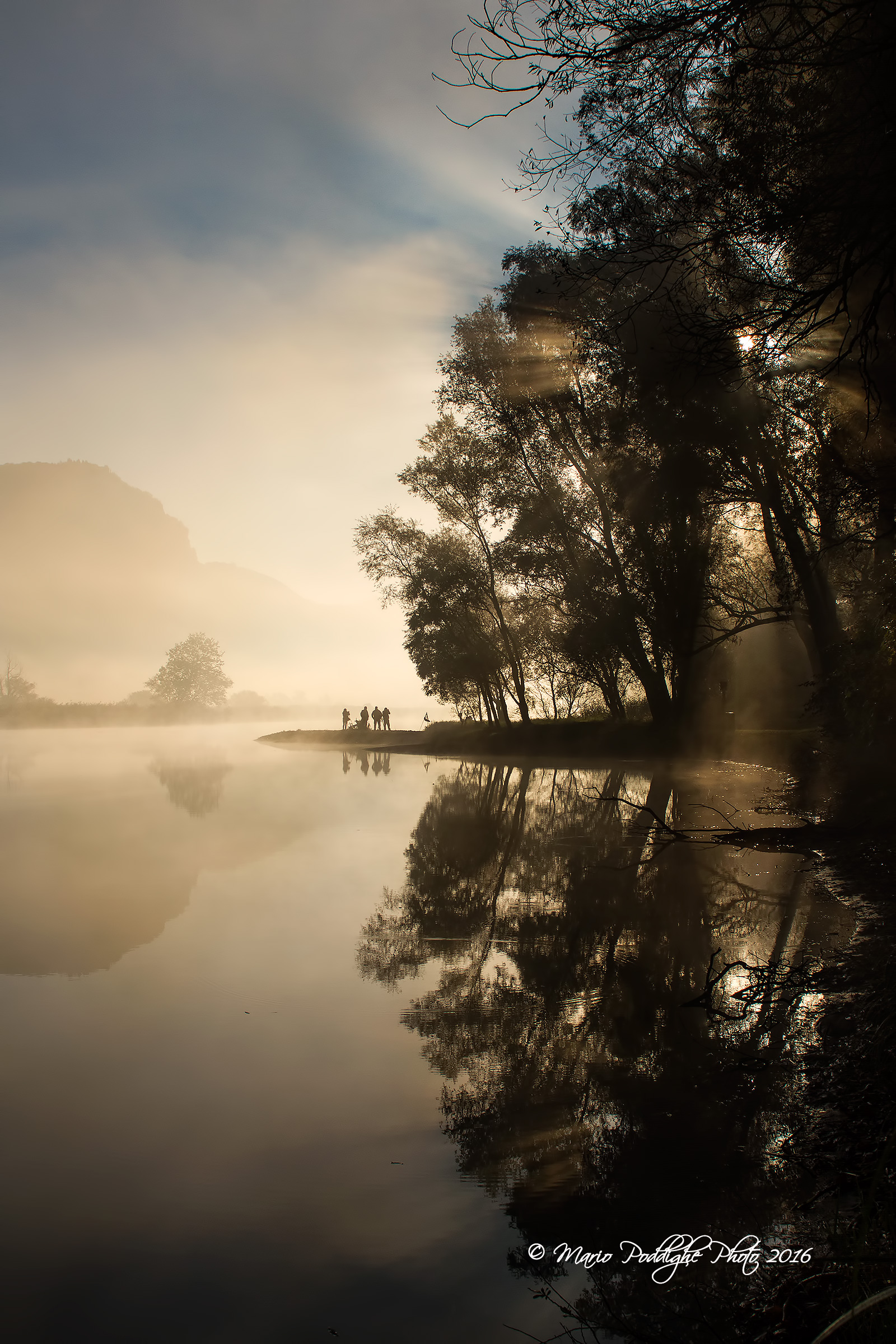 Reflections and reflections all 'alba on' Adda