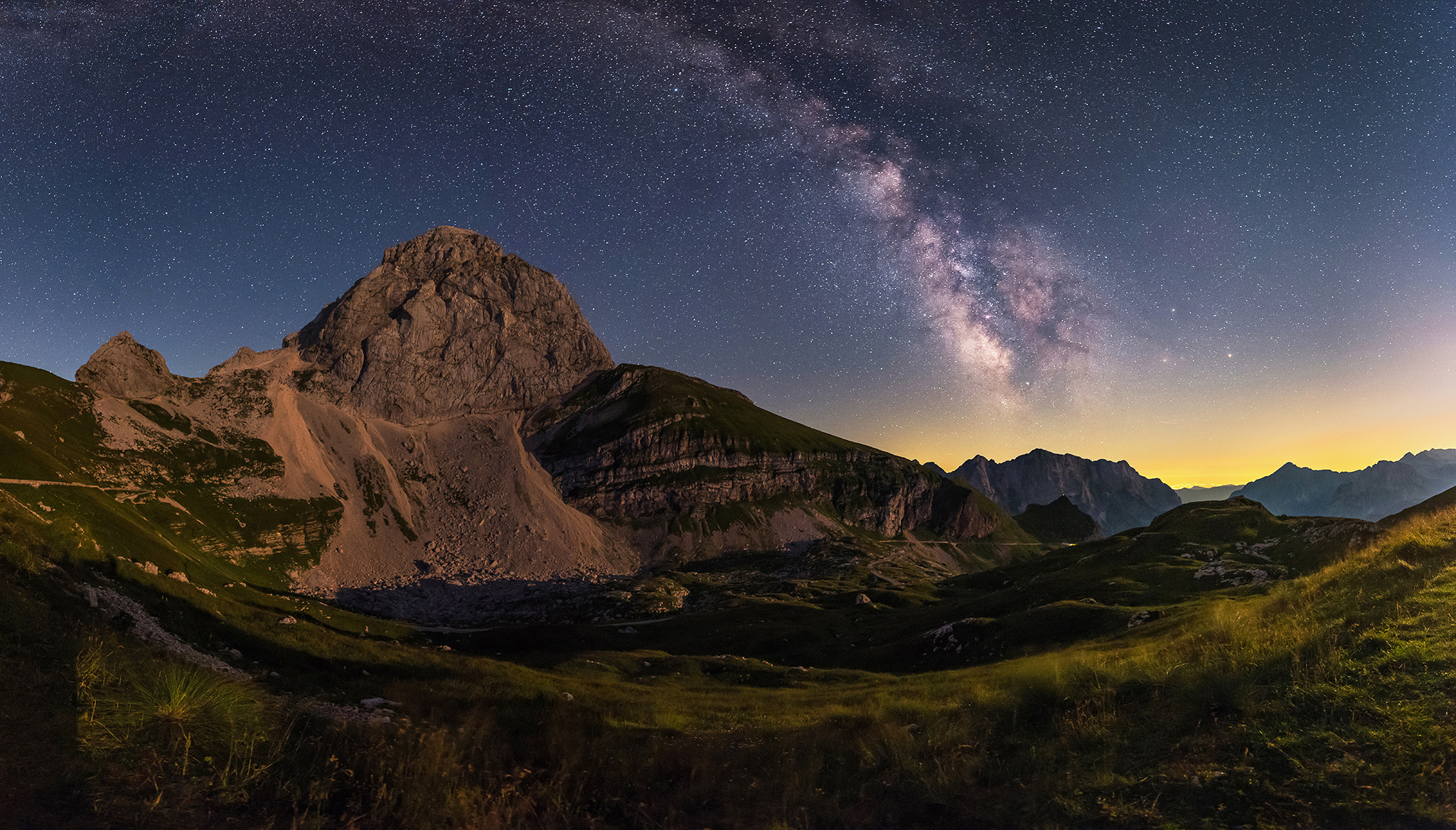 Milky Way over Mt. Mangart