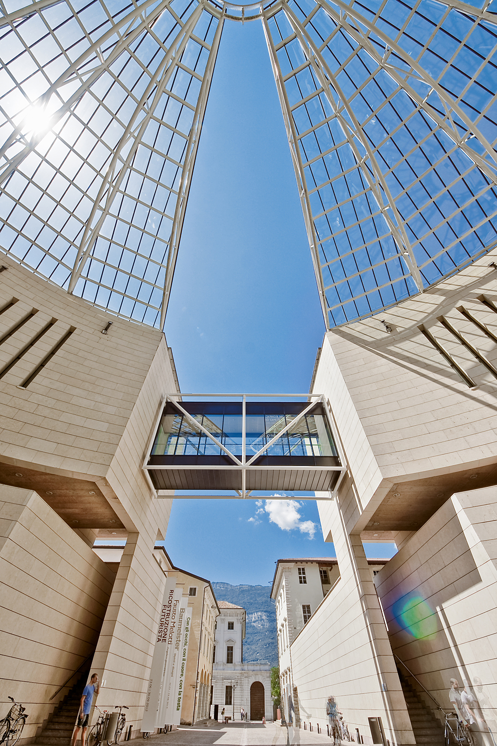 mart - rilievo fotografico - piazzetta e passatoio