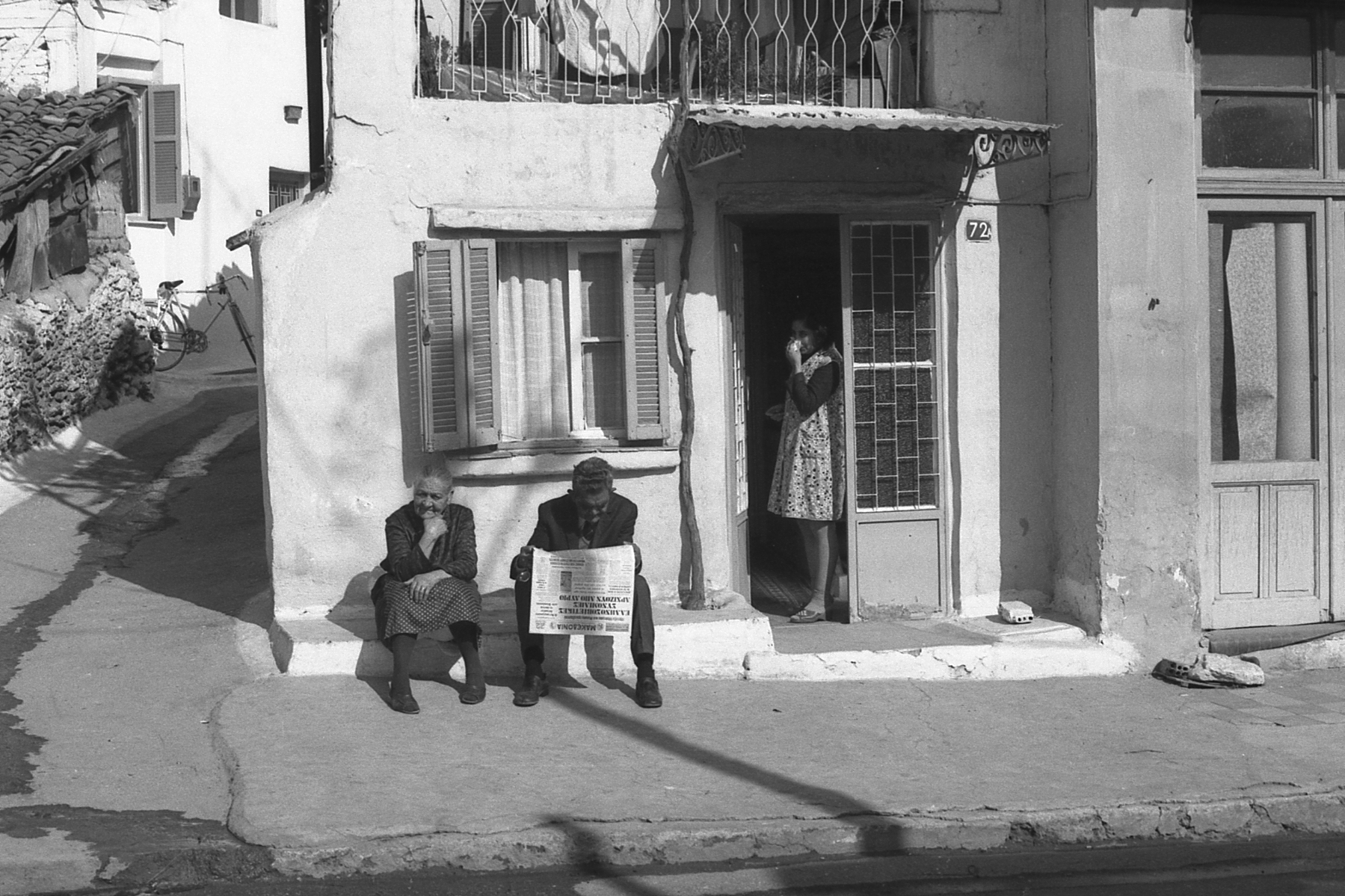 At the Upper Town of Thessaloniki