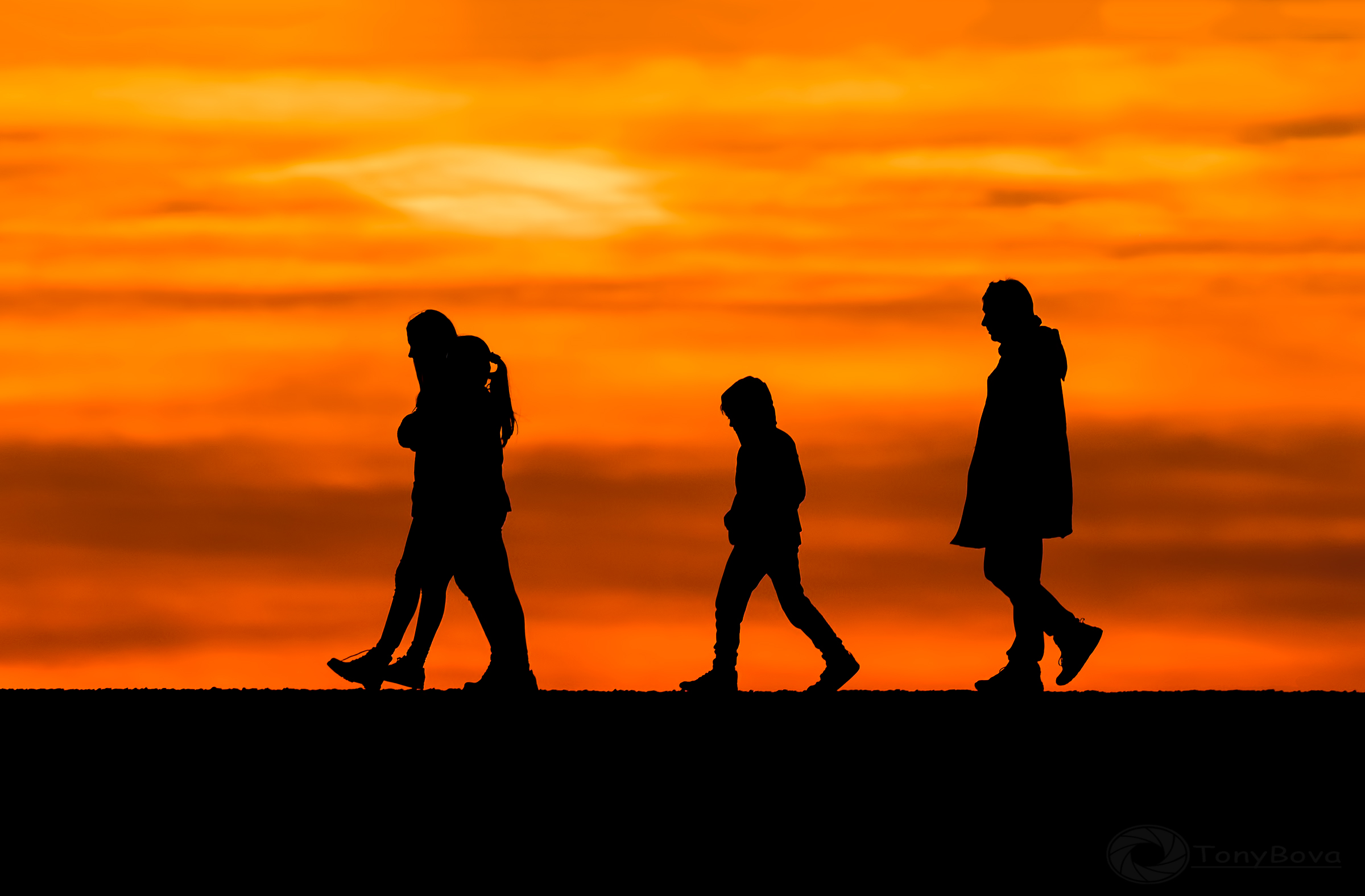 Tramonto in versilia ...