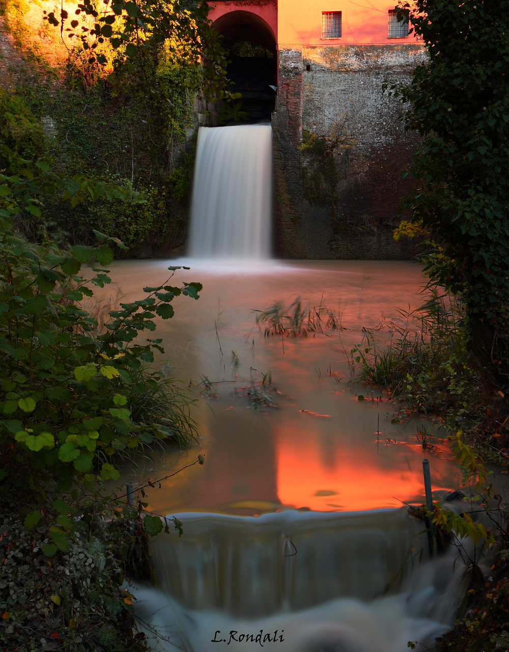 a jump in the magical waters