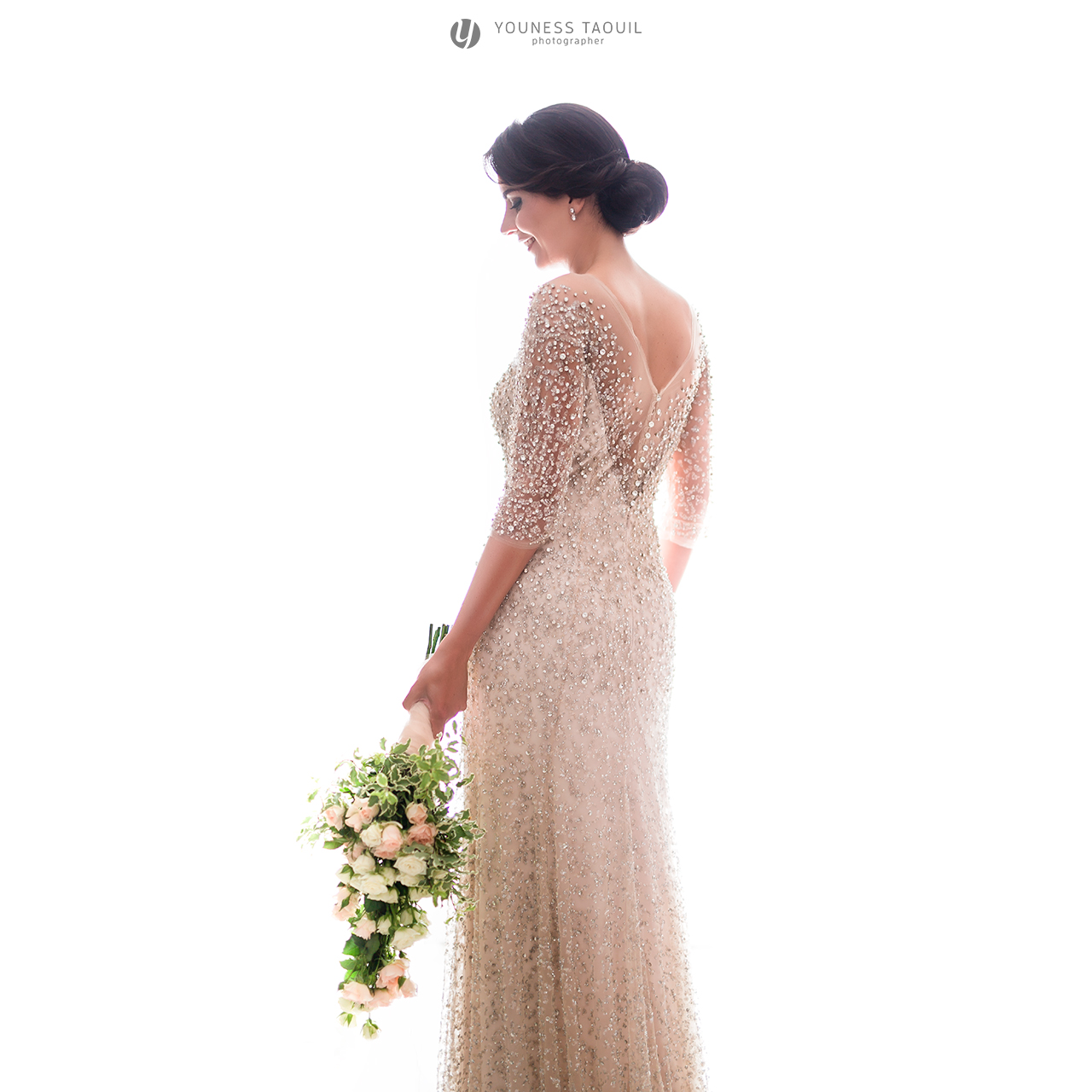 Bride will give you a rose ..