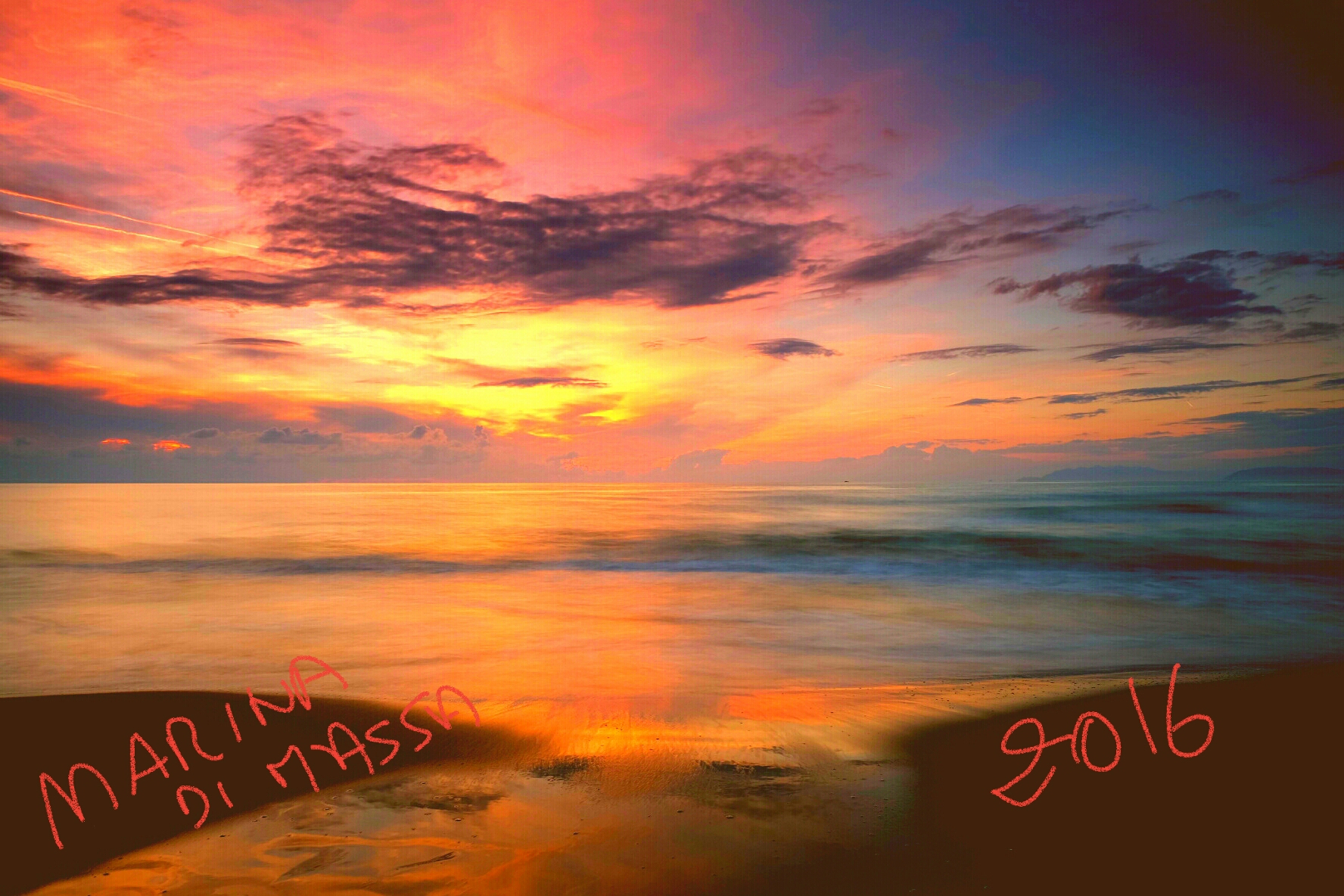 incredible sunset no post