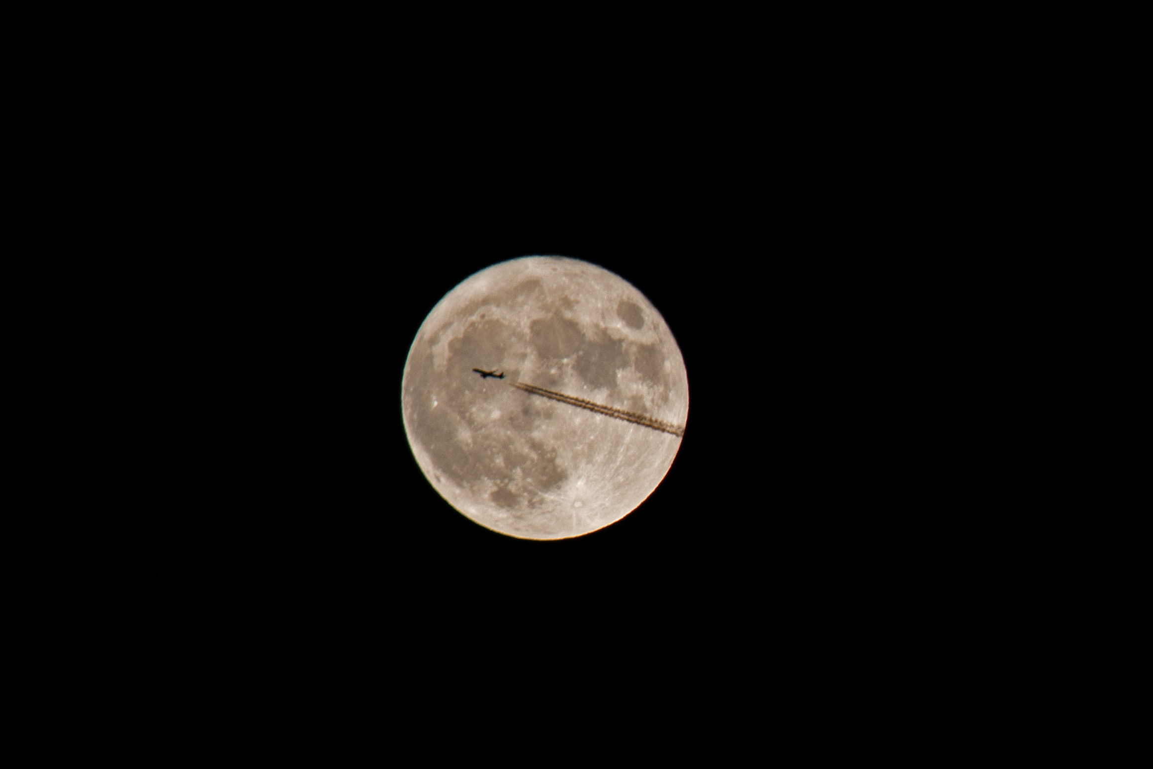 Superluna con Aereo