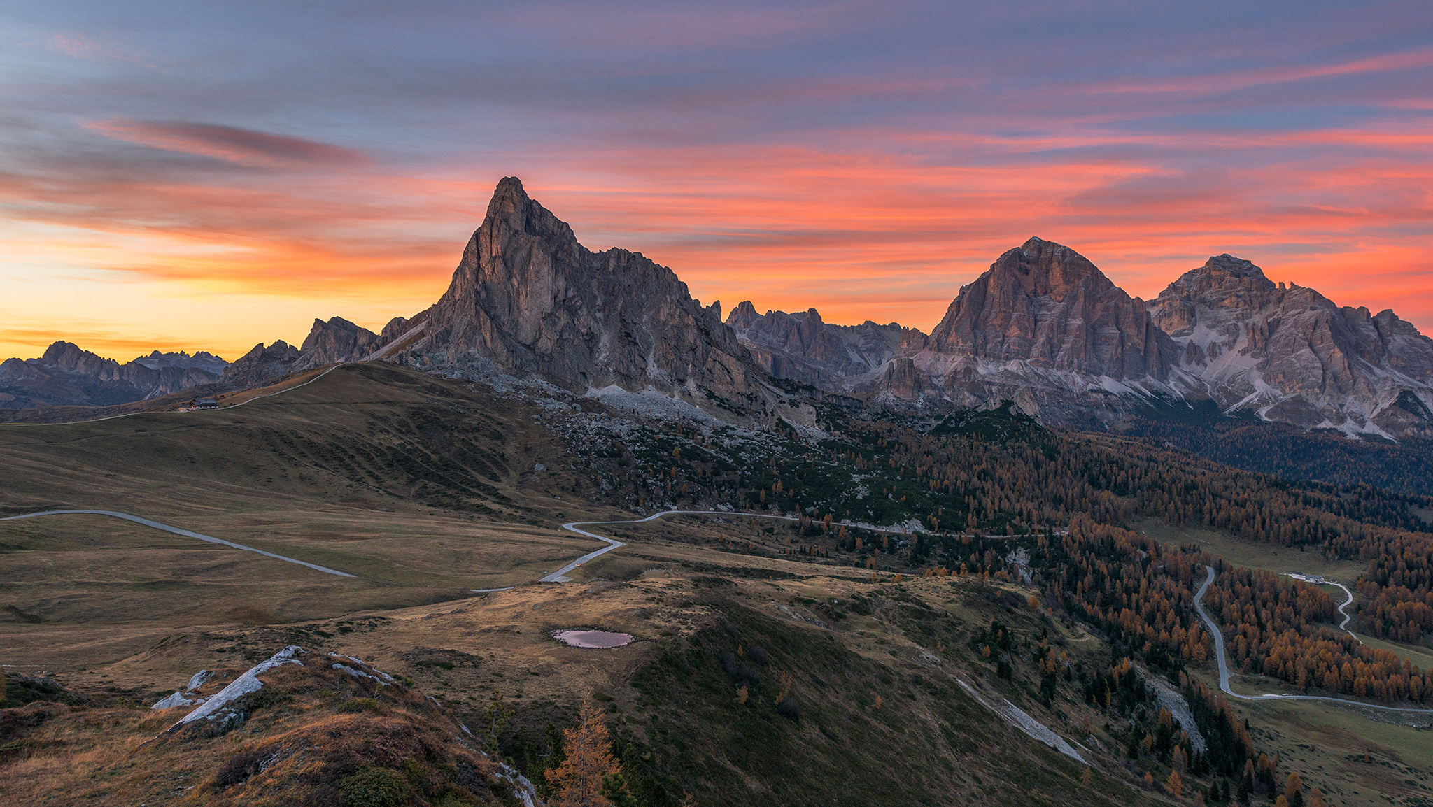 Above passo Giau