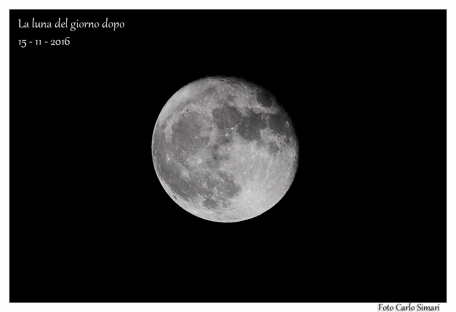 The moon the day after