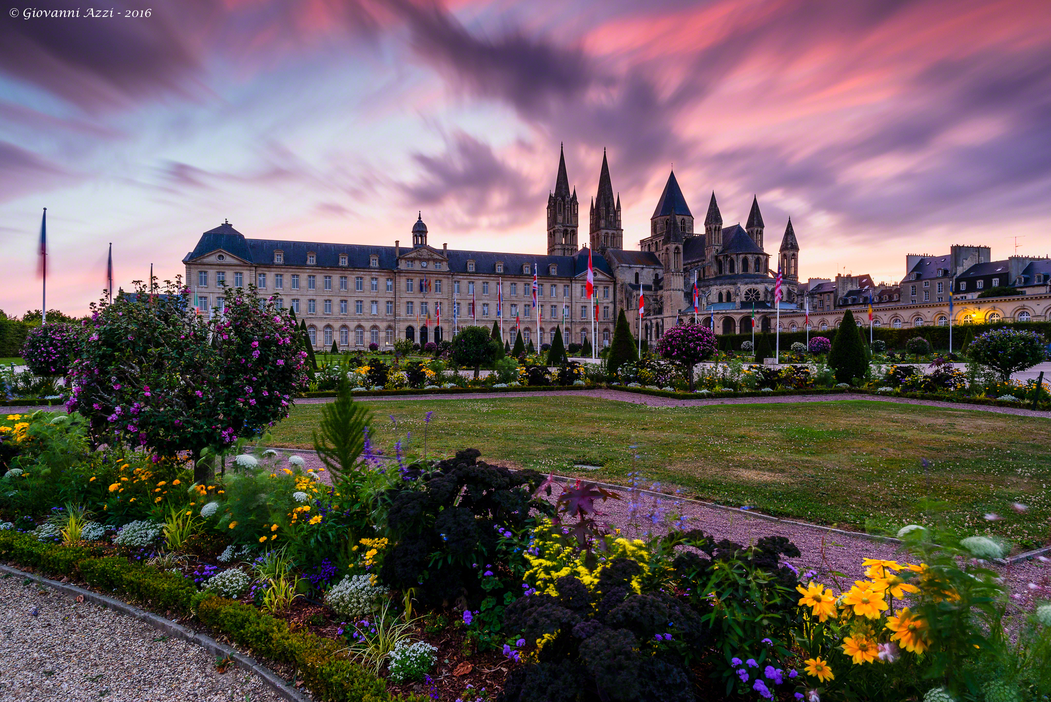 Tramonto all'Abbazia degli uomini
