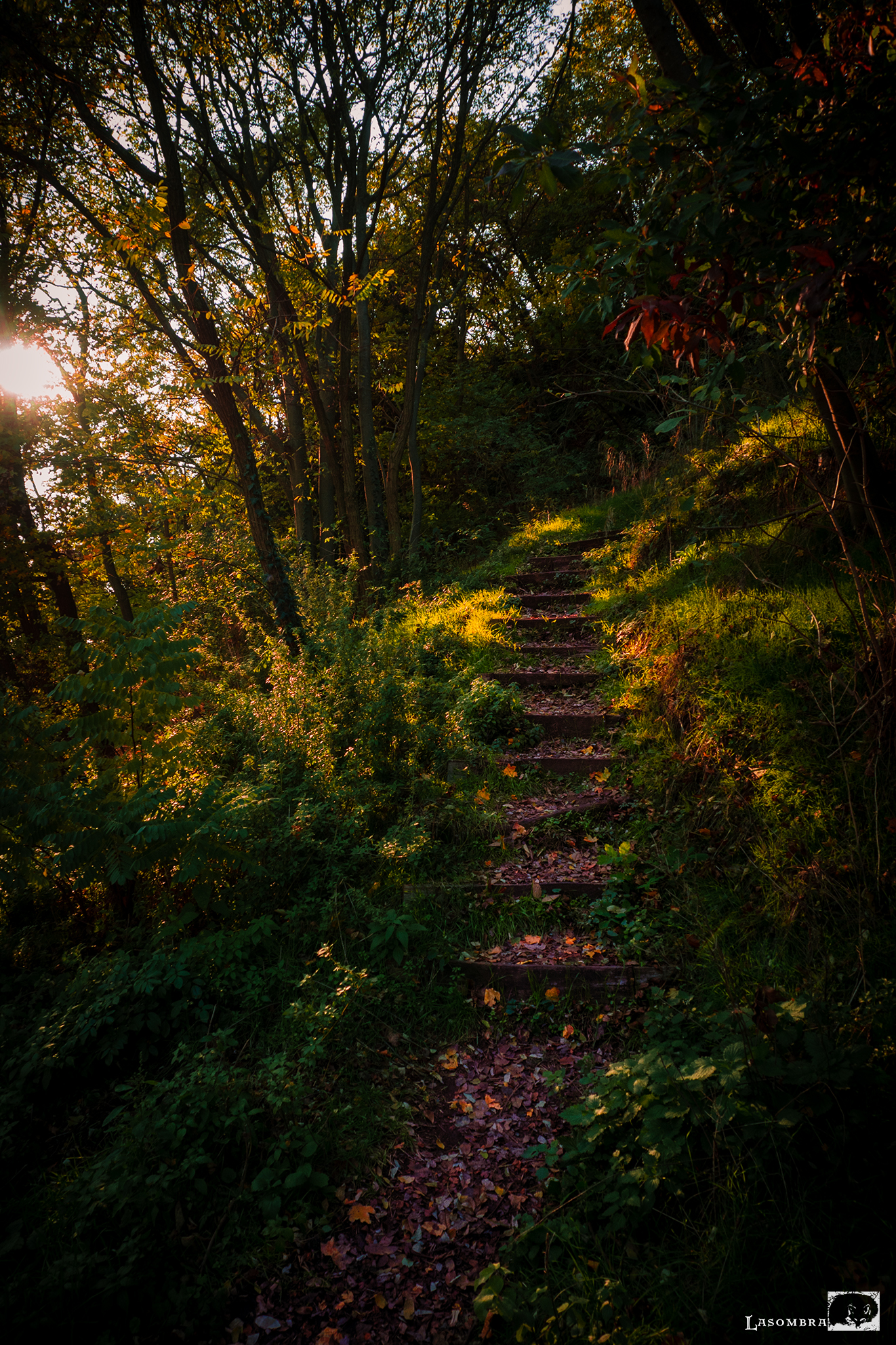 The staircase to the Dragon crest