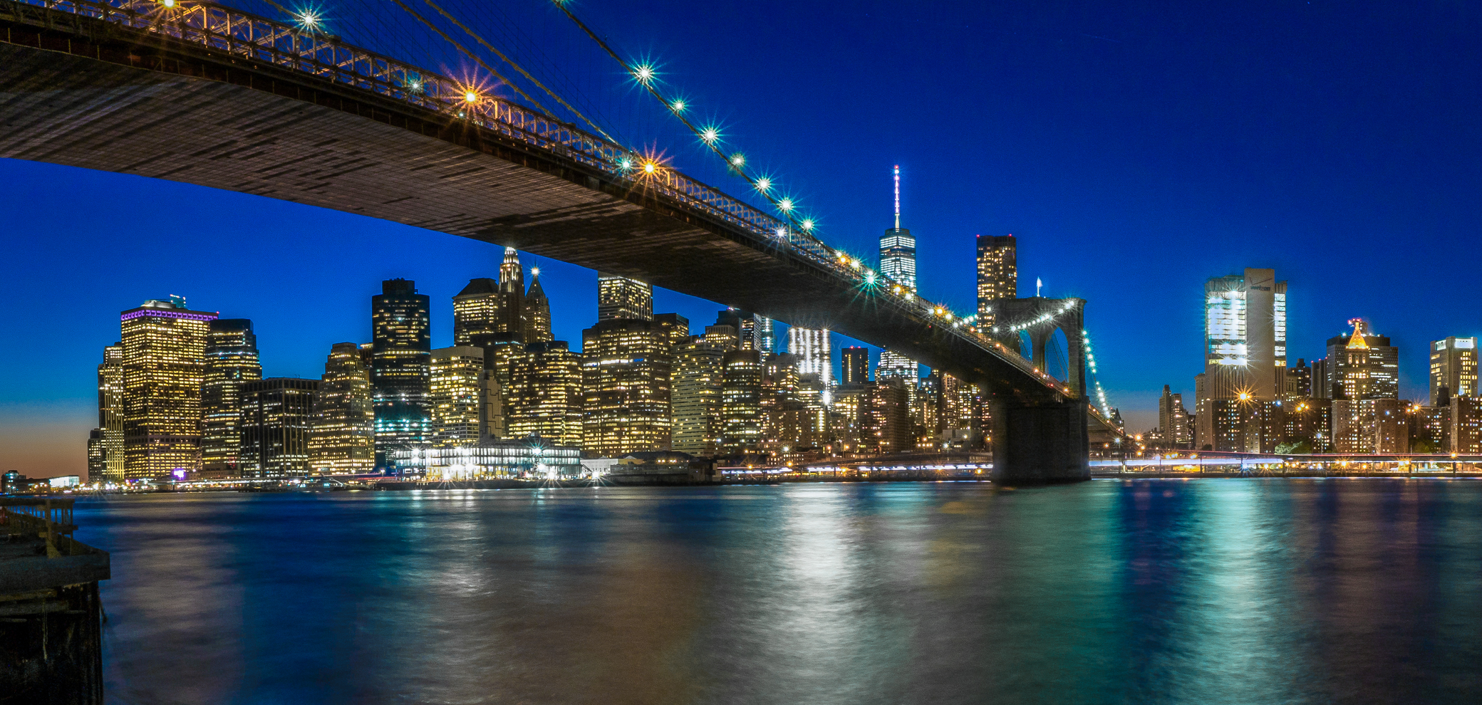 Brooklyn Bridge at the blue hour