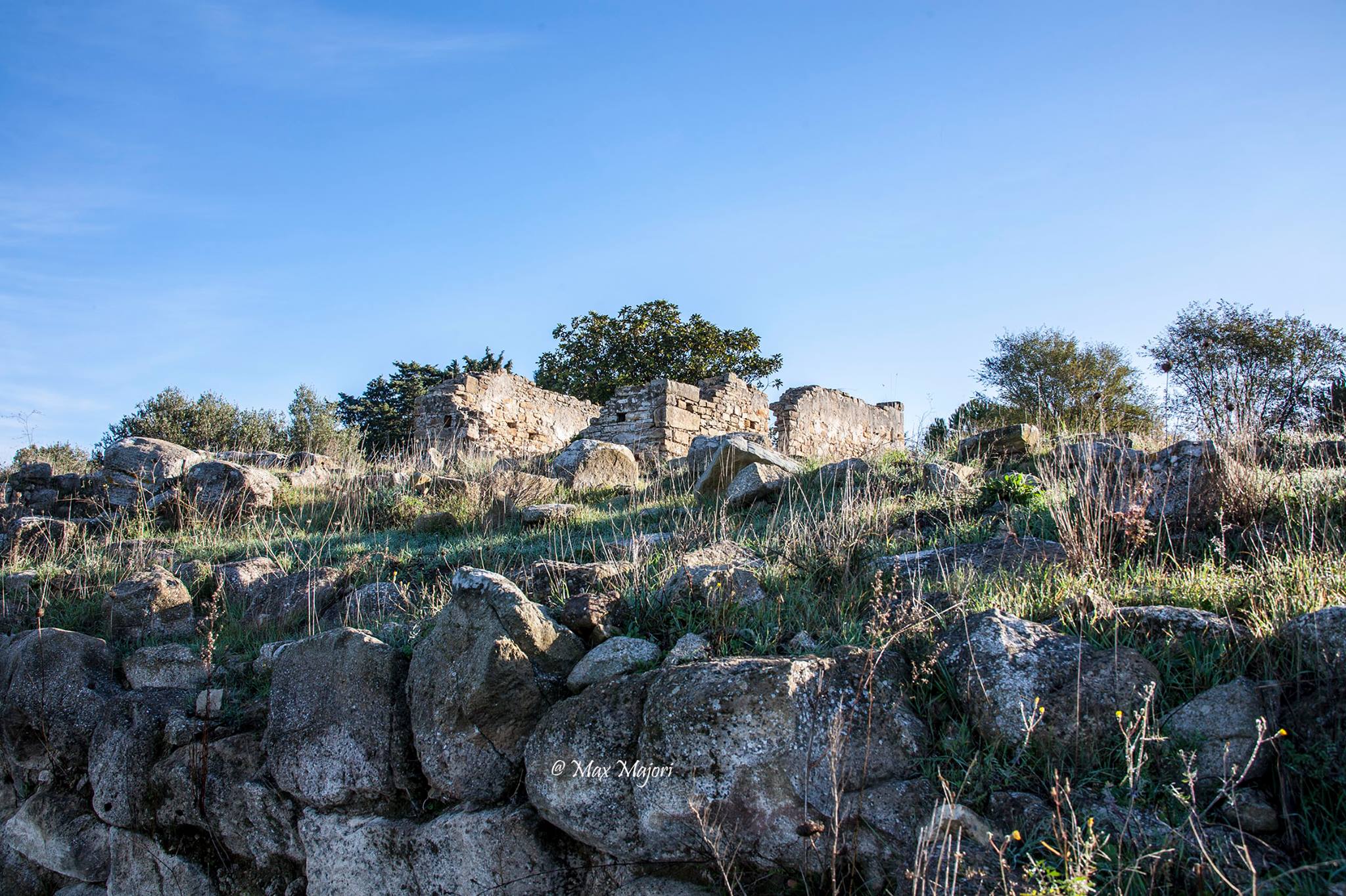 Overview of the church of San Sebastiano Gesico