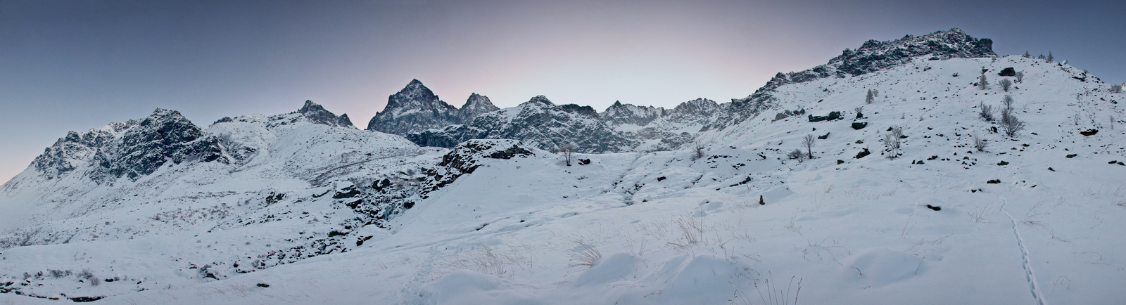 Crepuscolo in alta quota