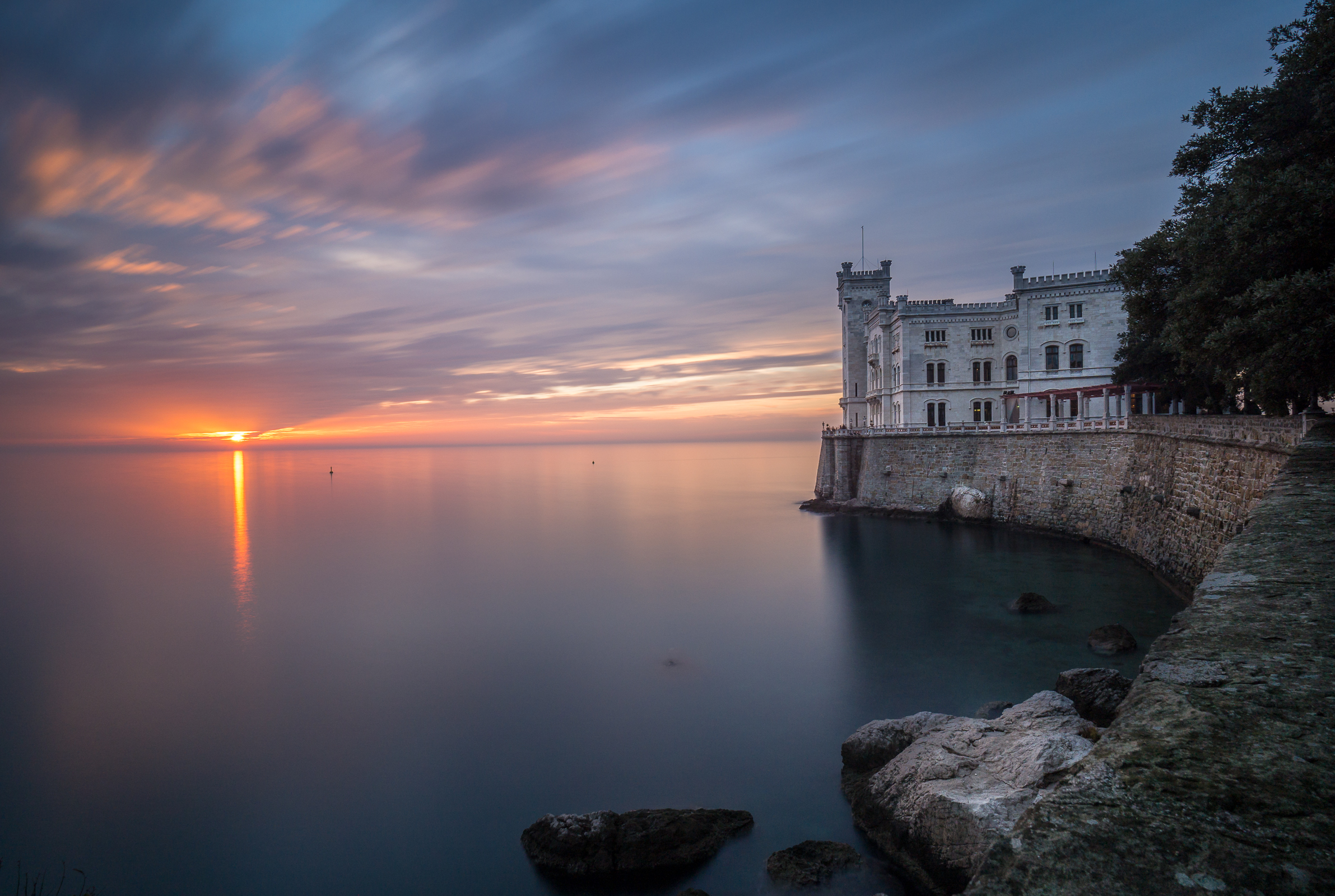 Tramonto a Miramare