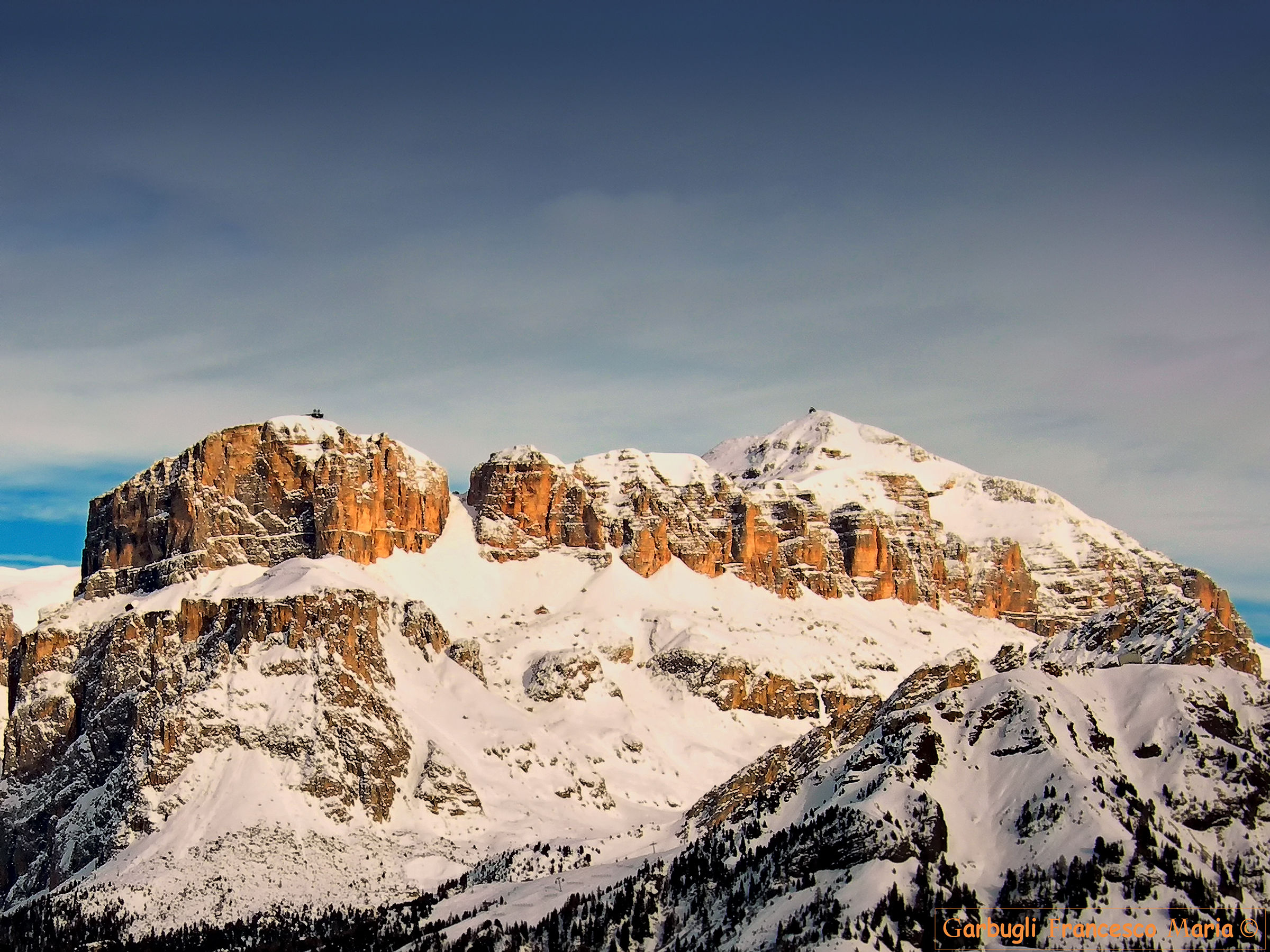 The Sella snowy