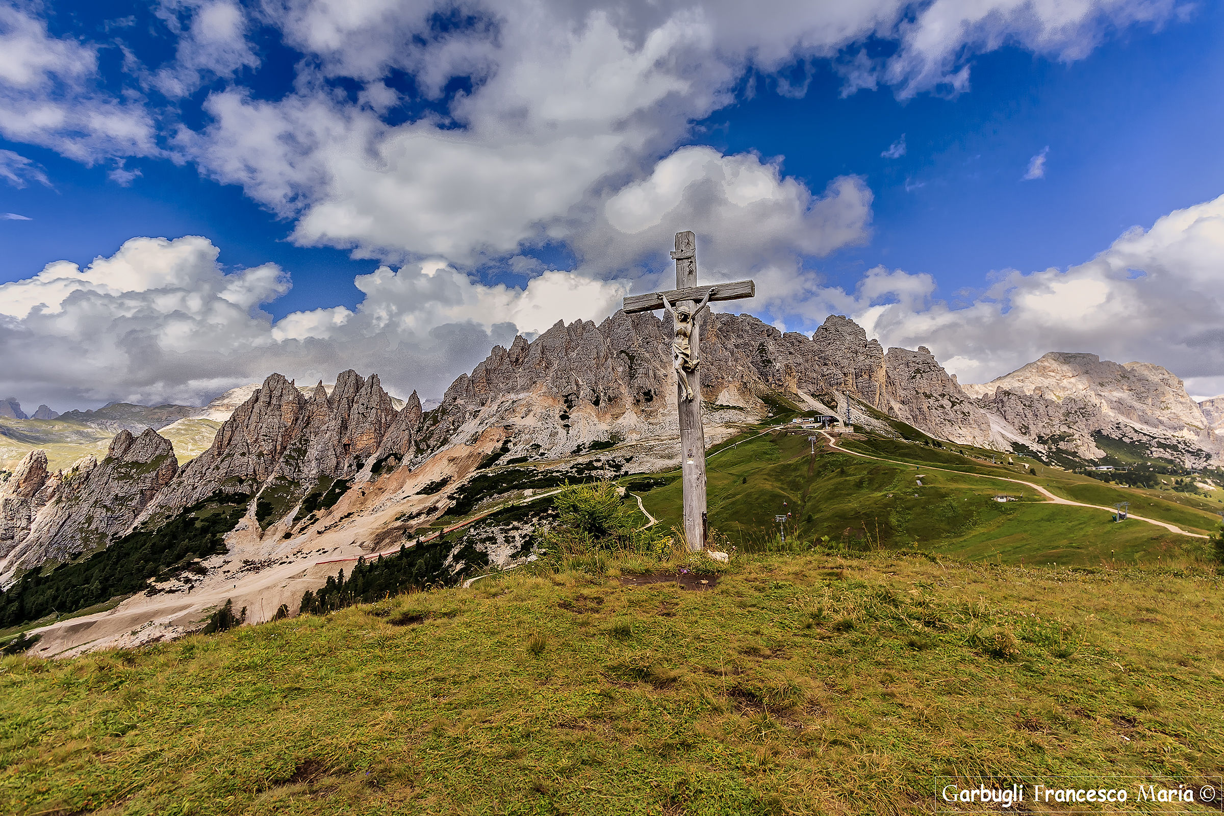 Panorama sul Gardena