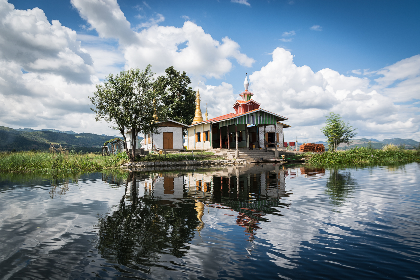 Temple on Inle Lake