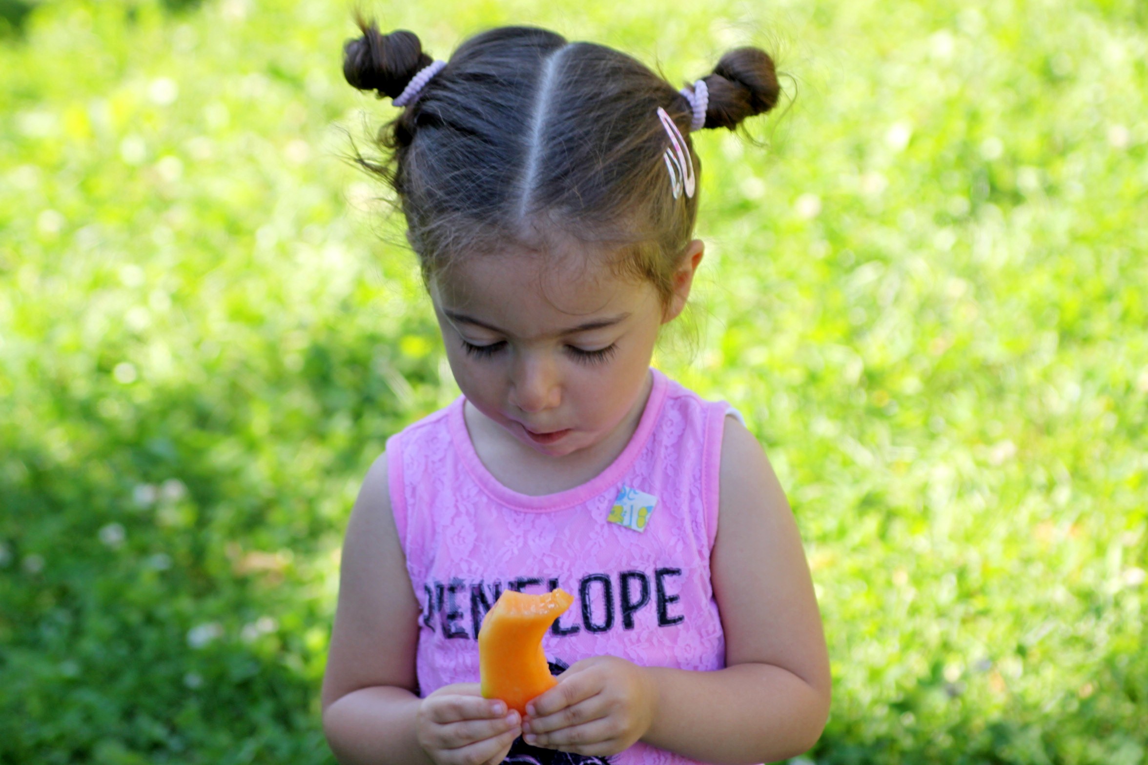 Penelope and the melon