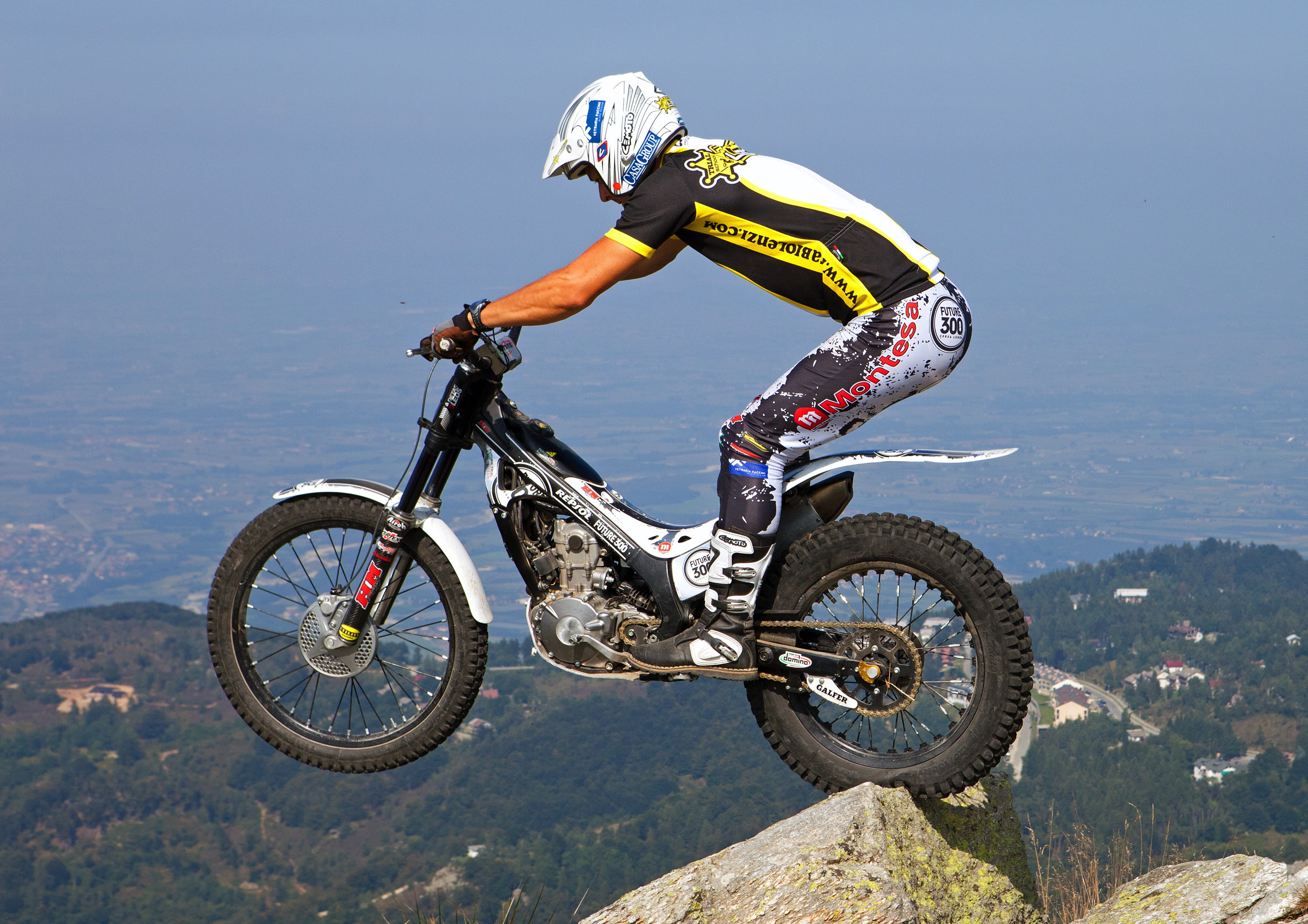 Fabio Lenzi in allenamento a Ruccas