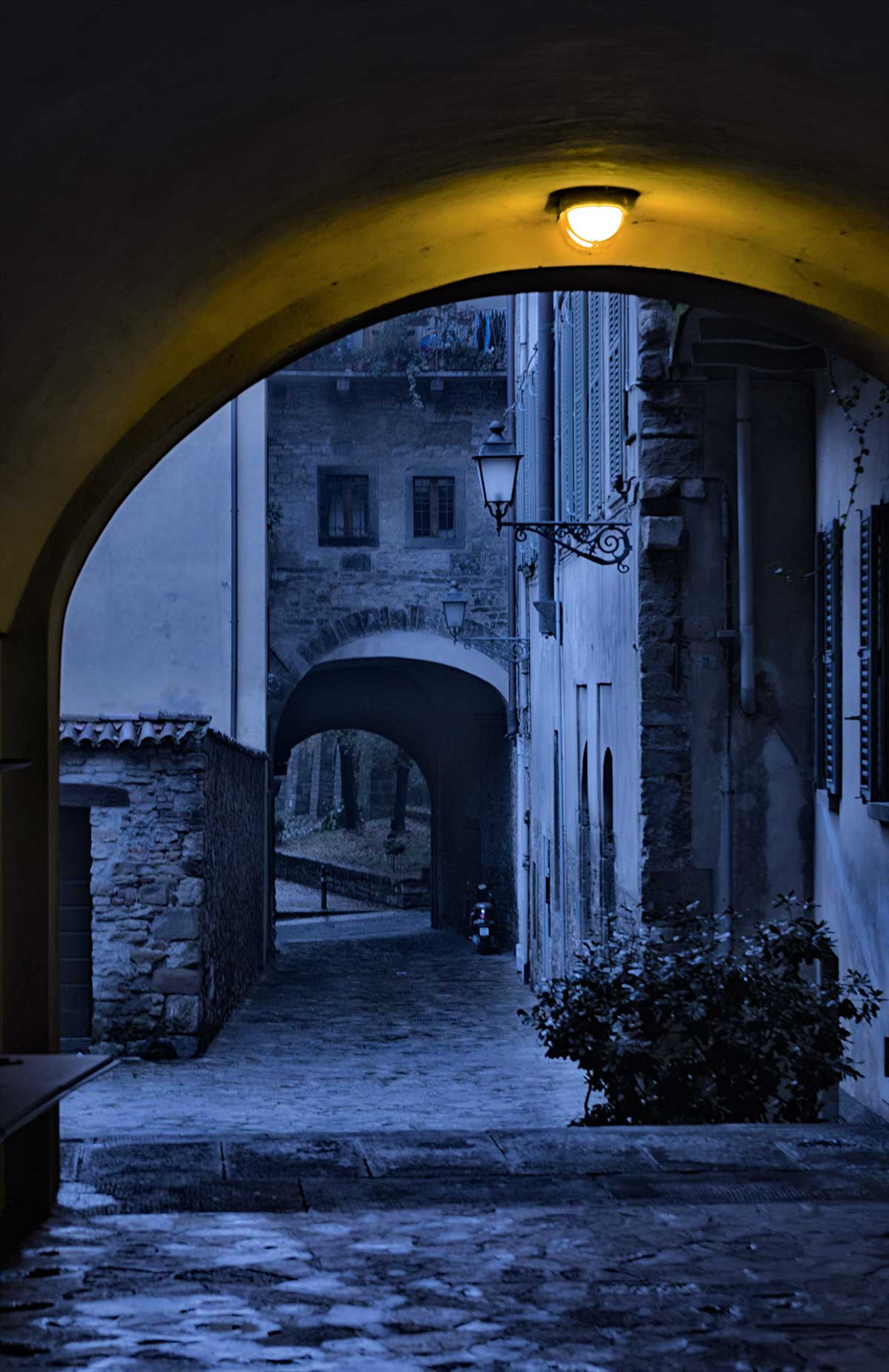 Bergamo - Scorcio da piazza Veccchia
