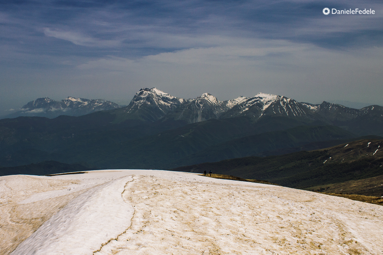 Vista sul Gran Sasso da M. Gorzano (Monti della Laga)