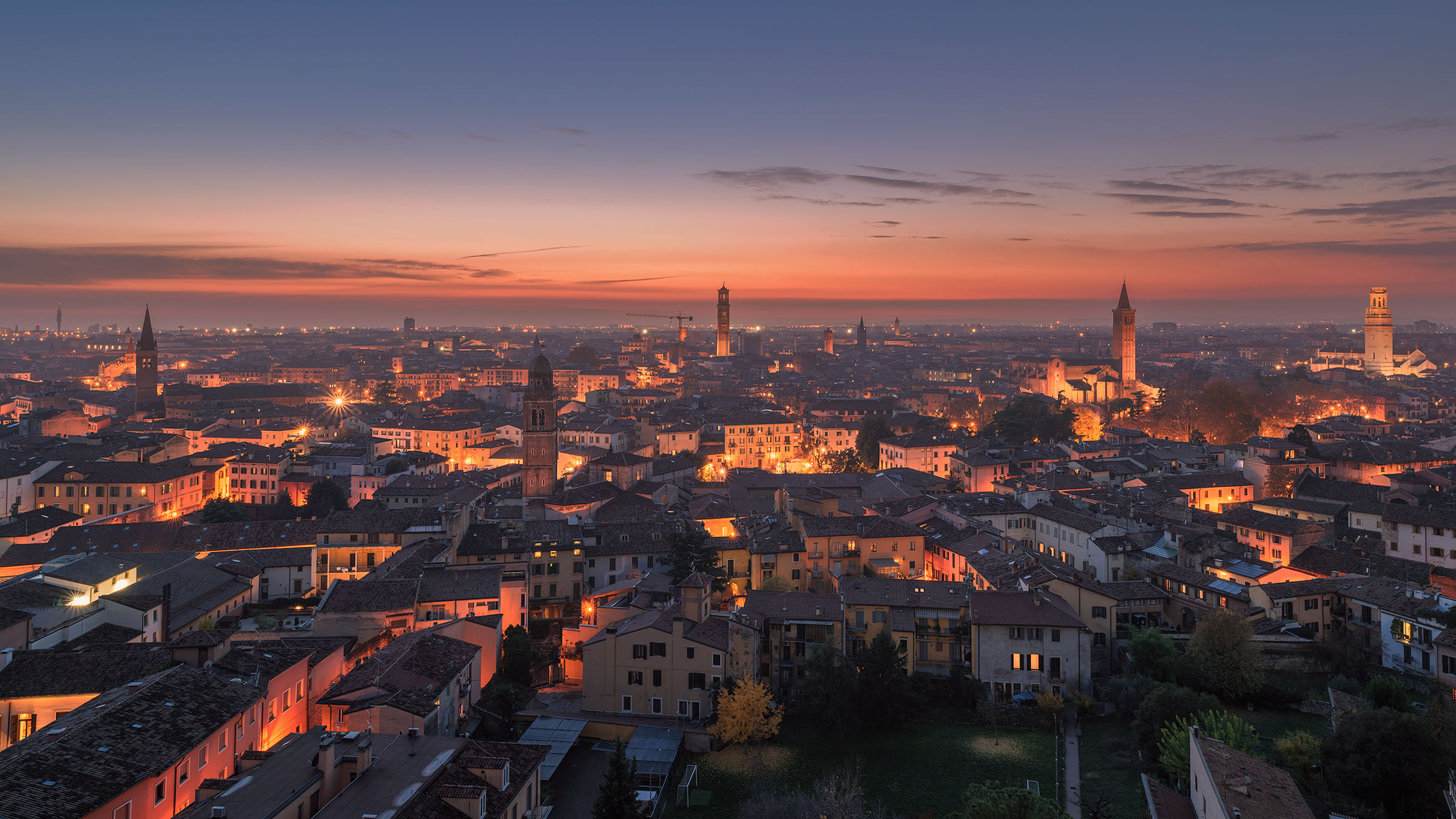 Verona - Veduta dalle Torricelle