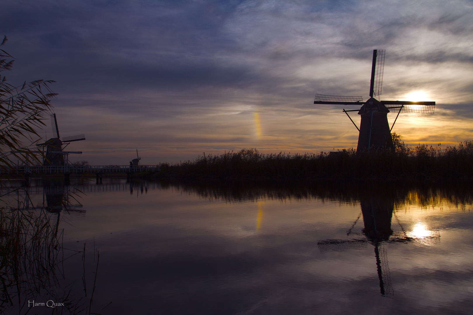 Kinderdijk in Olanda, dove ci sono 19 mulini a vento fr