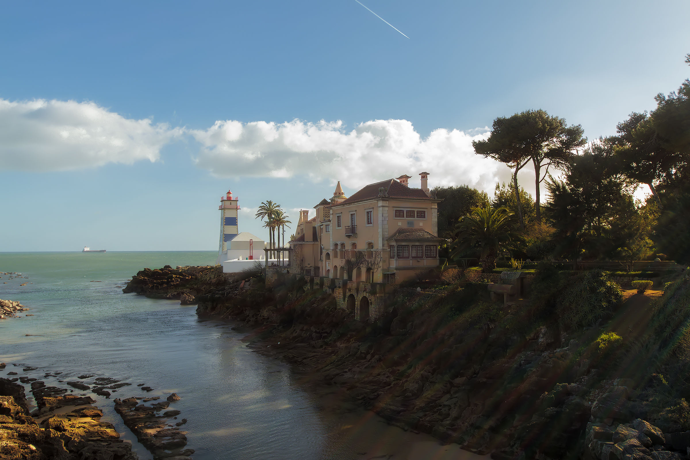 Cascais. Faro di Santa Marta.