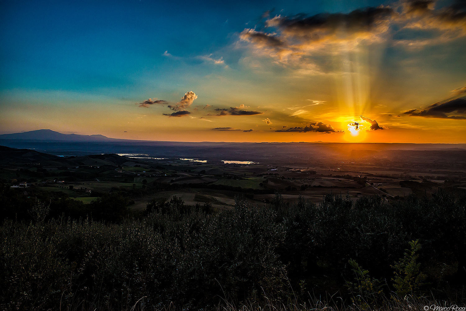 Sunset in my Umbria