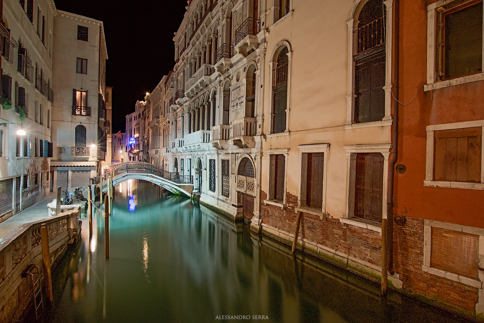Venice at night