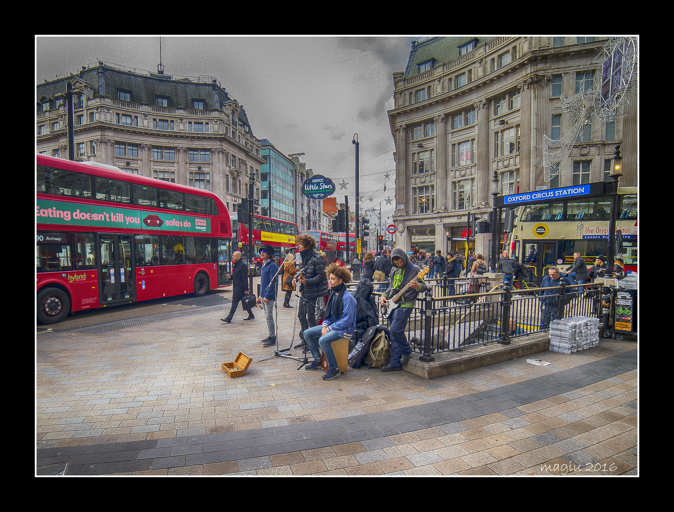 Londra - Buskers ad Oxford Circus