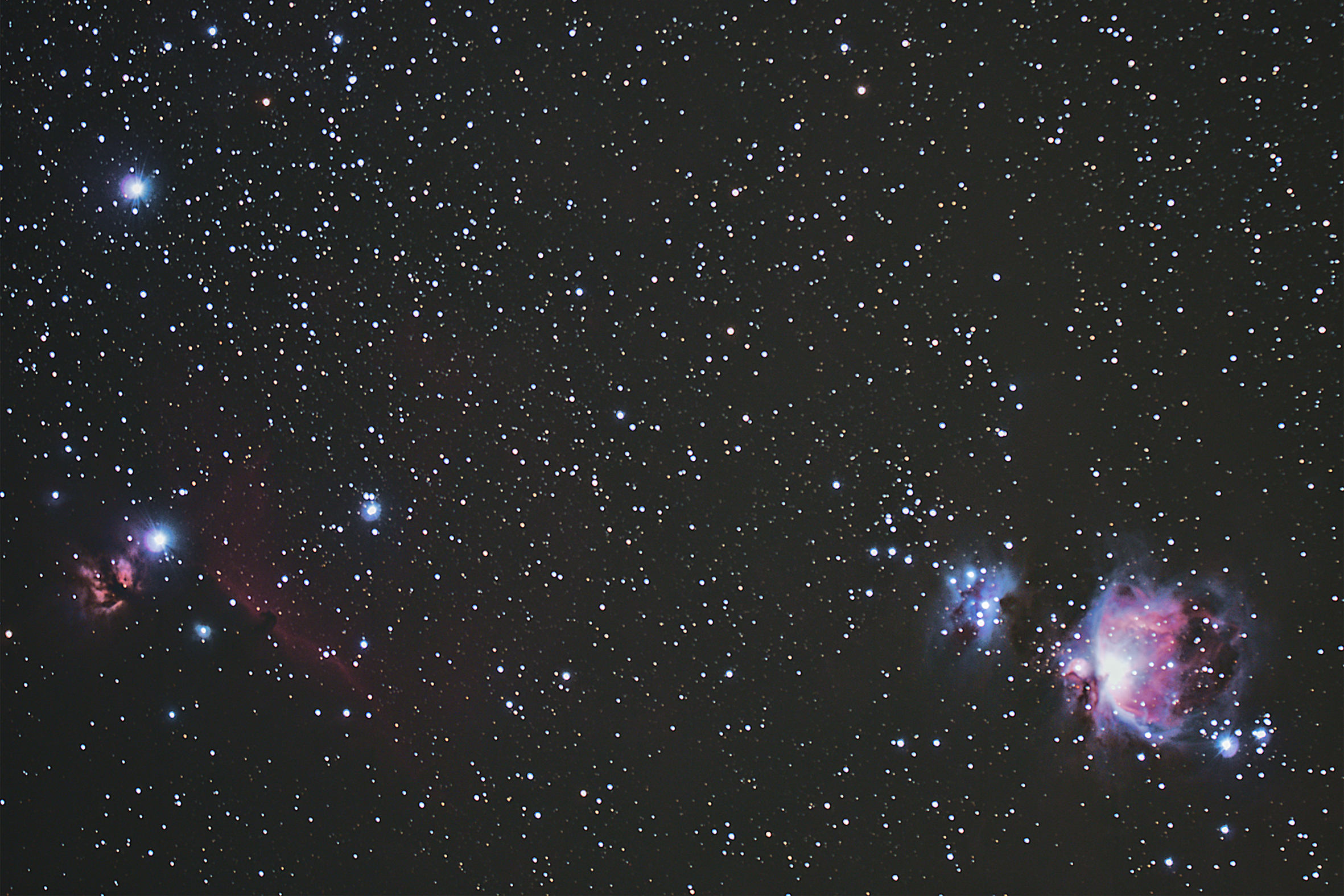 nebulae in Orion