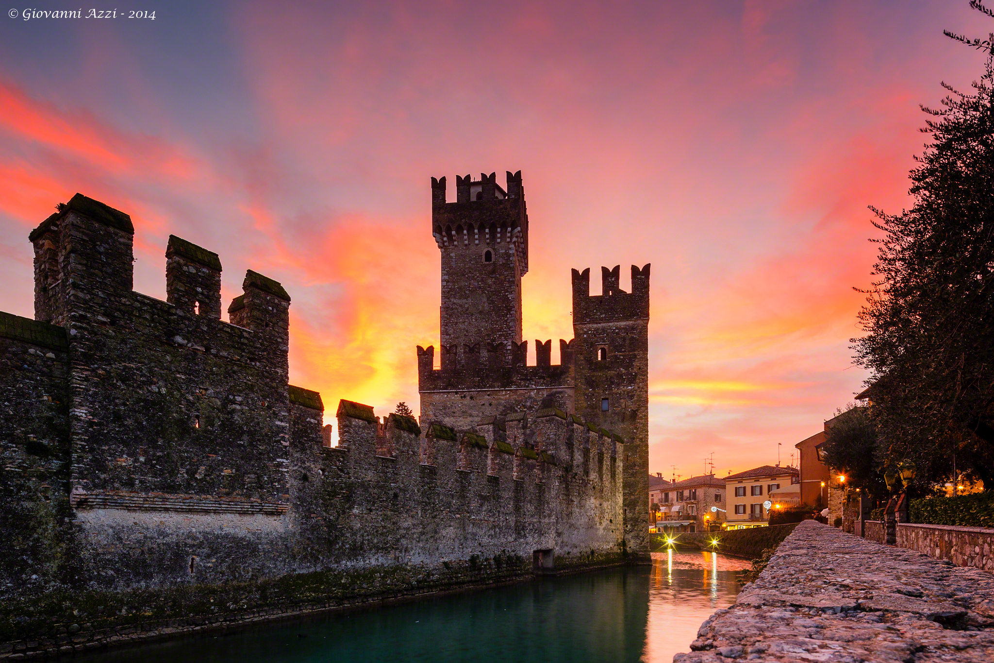 It lights up the night