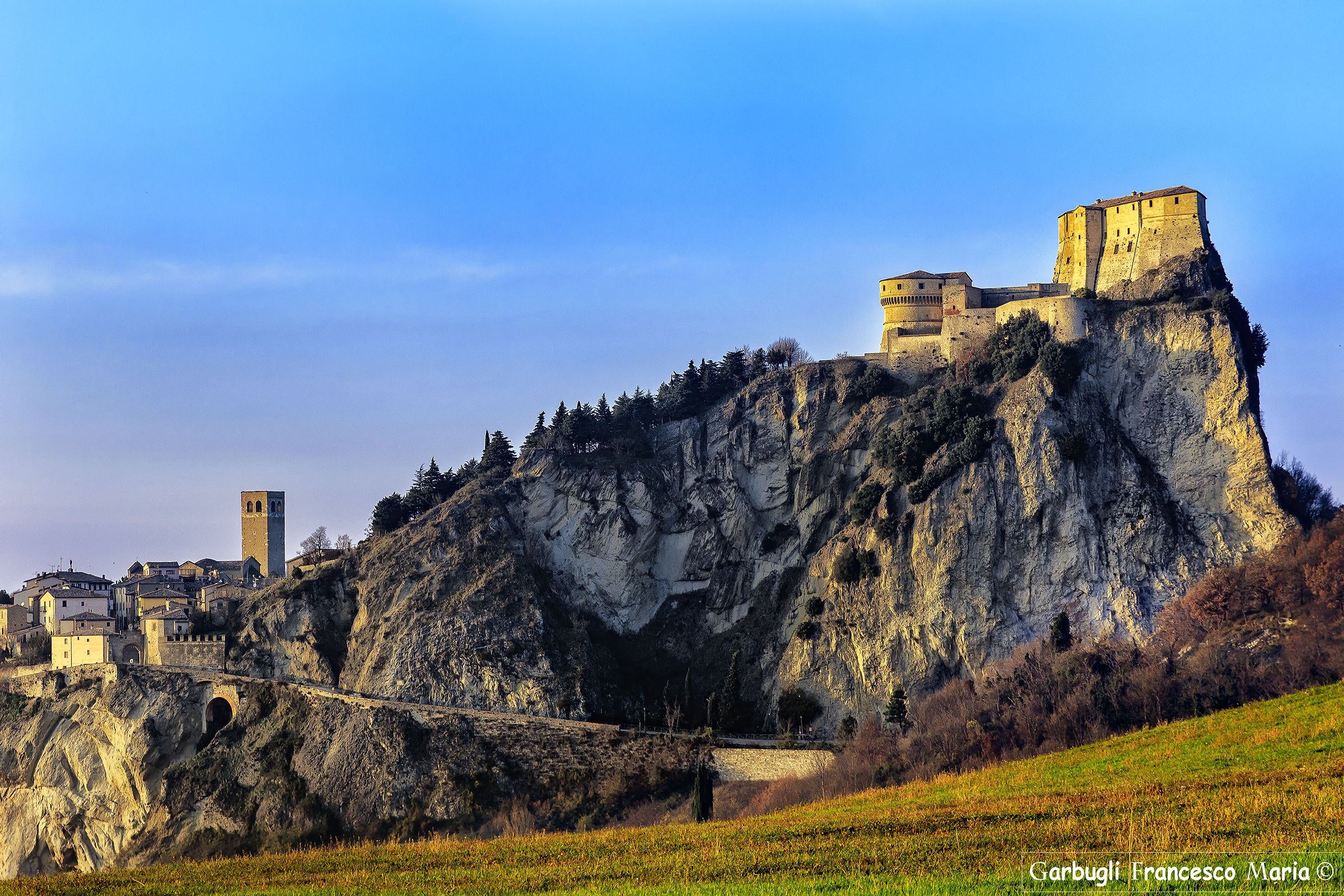 San Leo ..... raking light of sunset