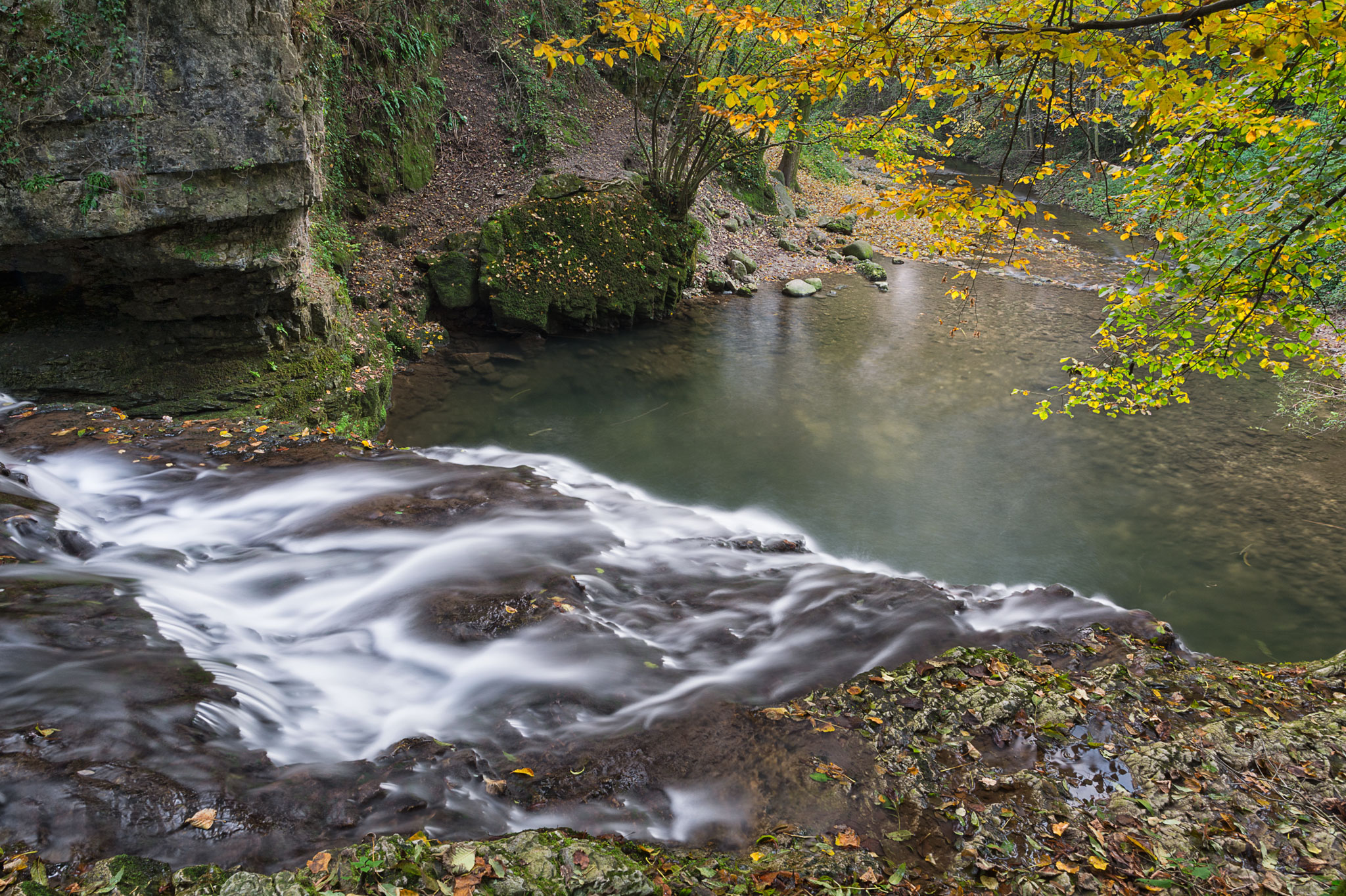 Ferrera of waterfalls
