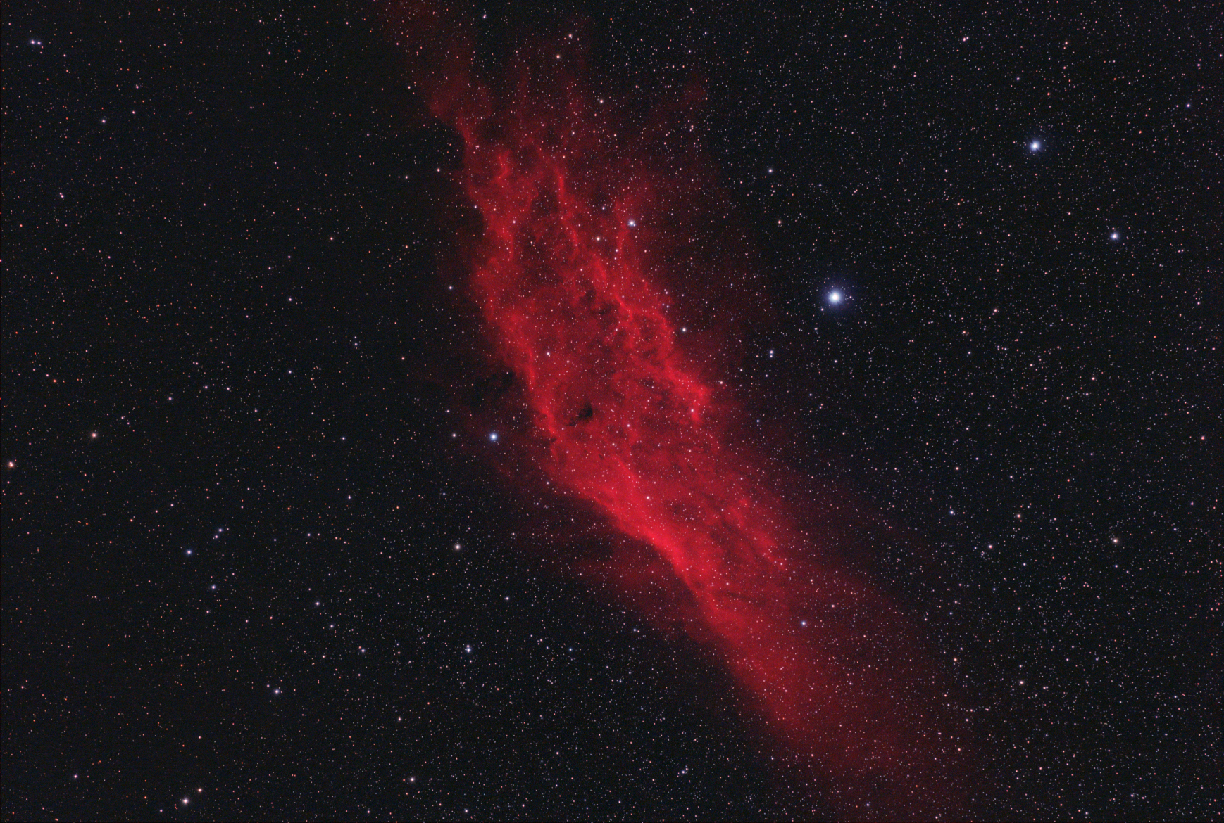 Nebulosa California (RGB+Halfa)