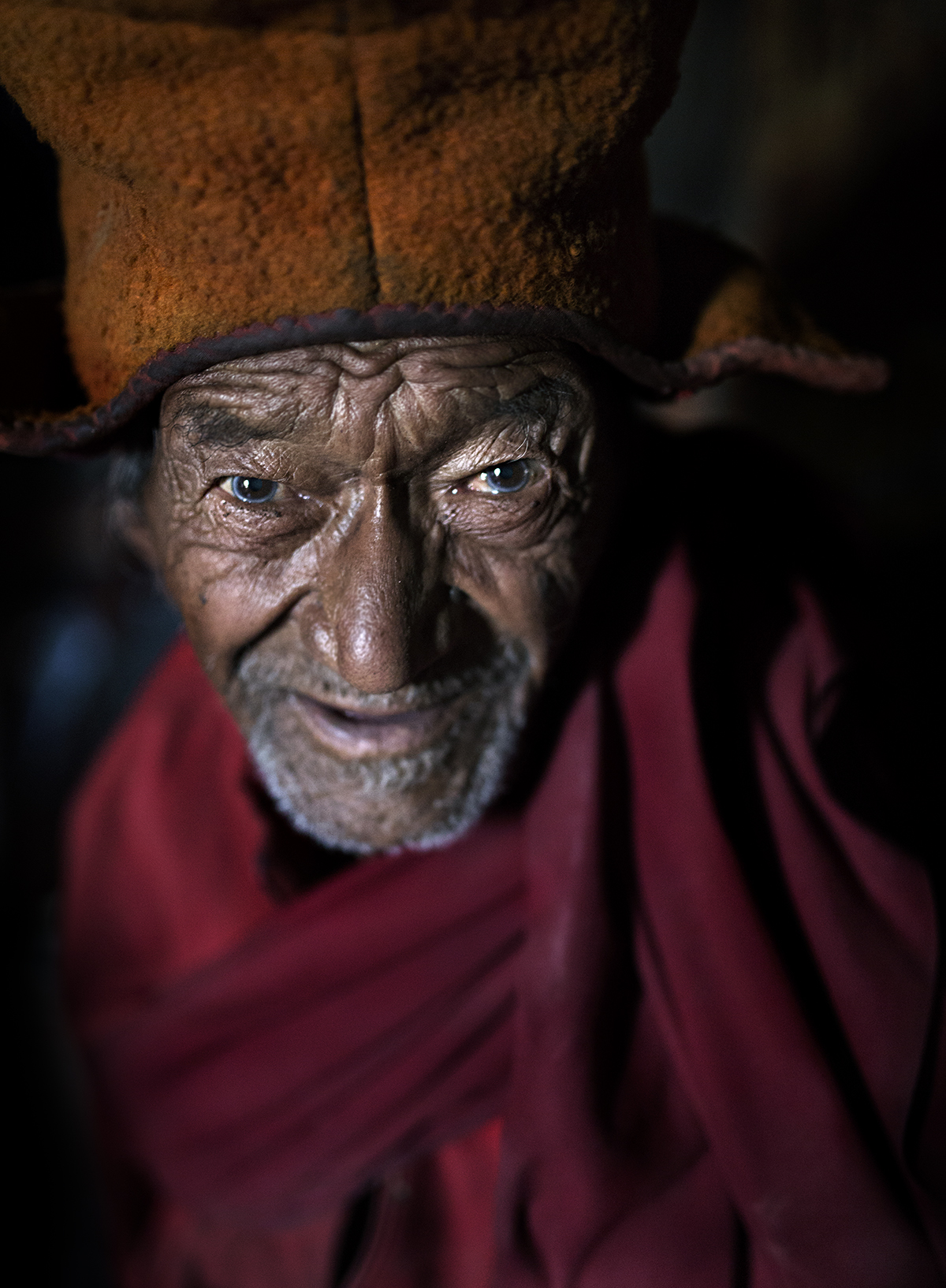old monk, peoples of the Himalayas