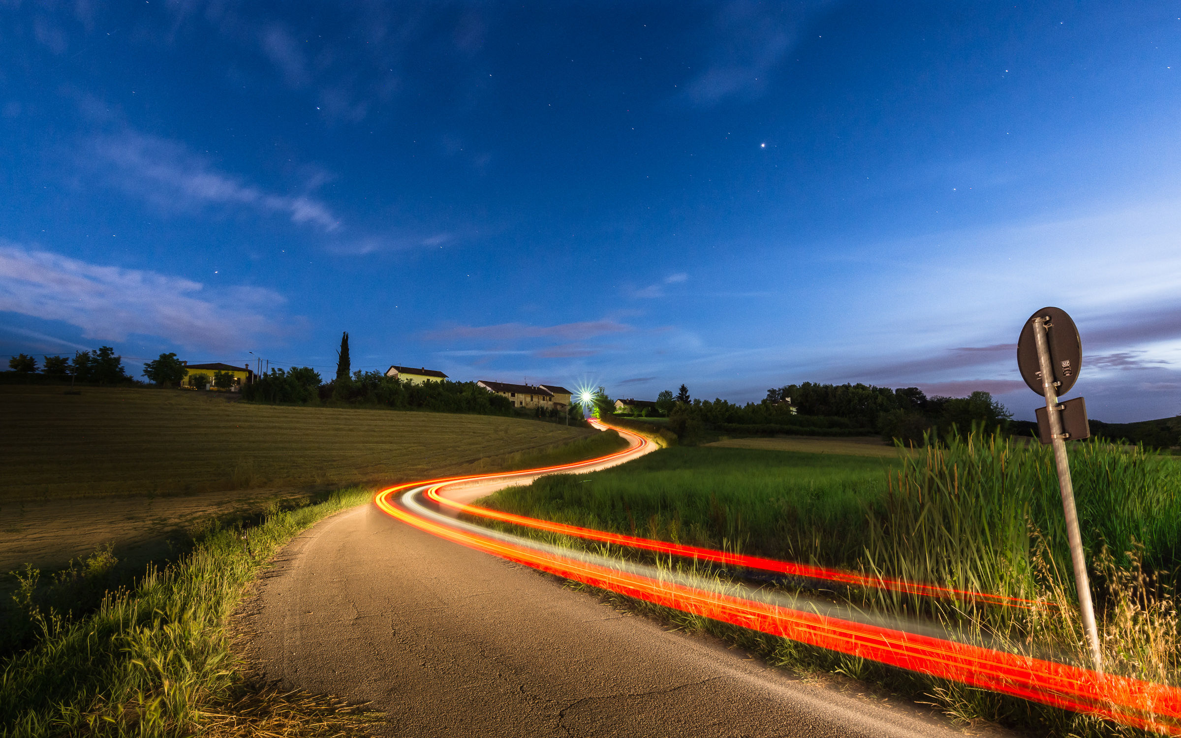 Light trails in Langa