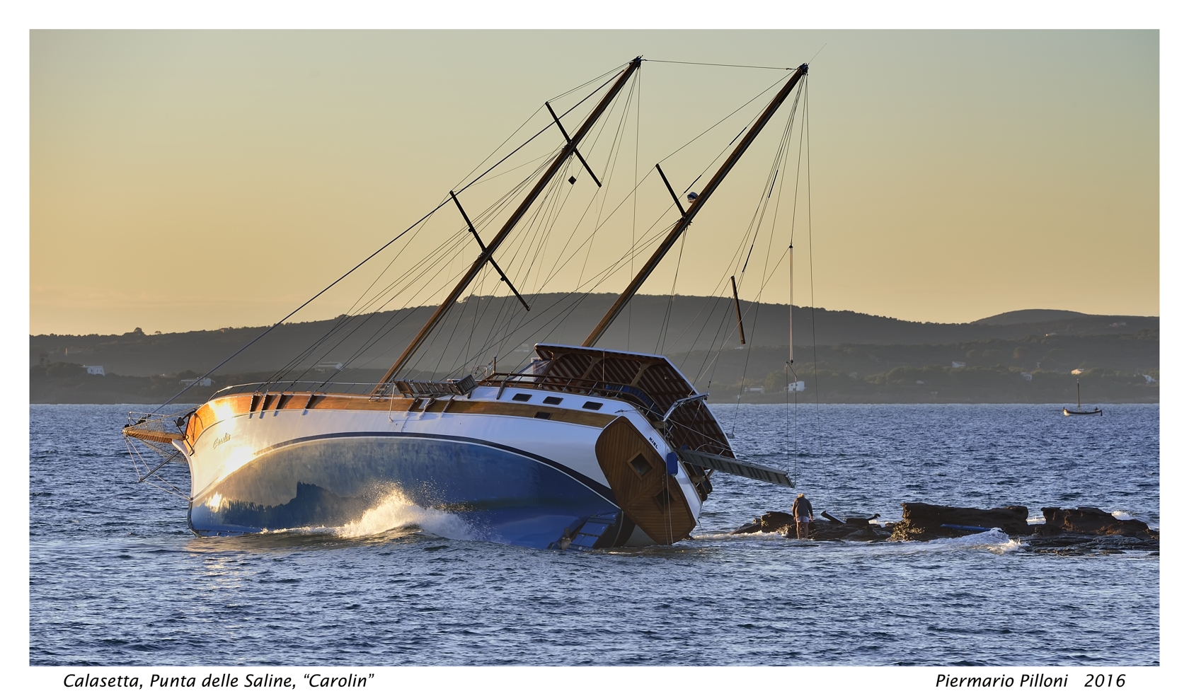 Calasetta, naufragio "Carolin"
