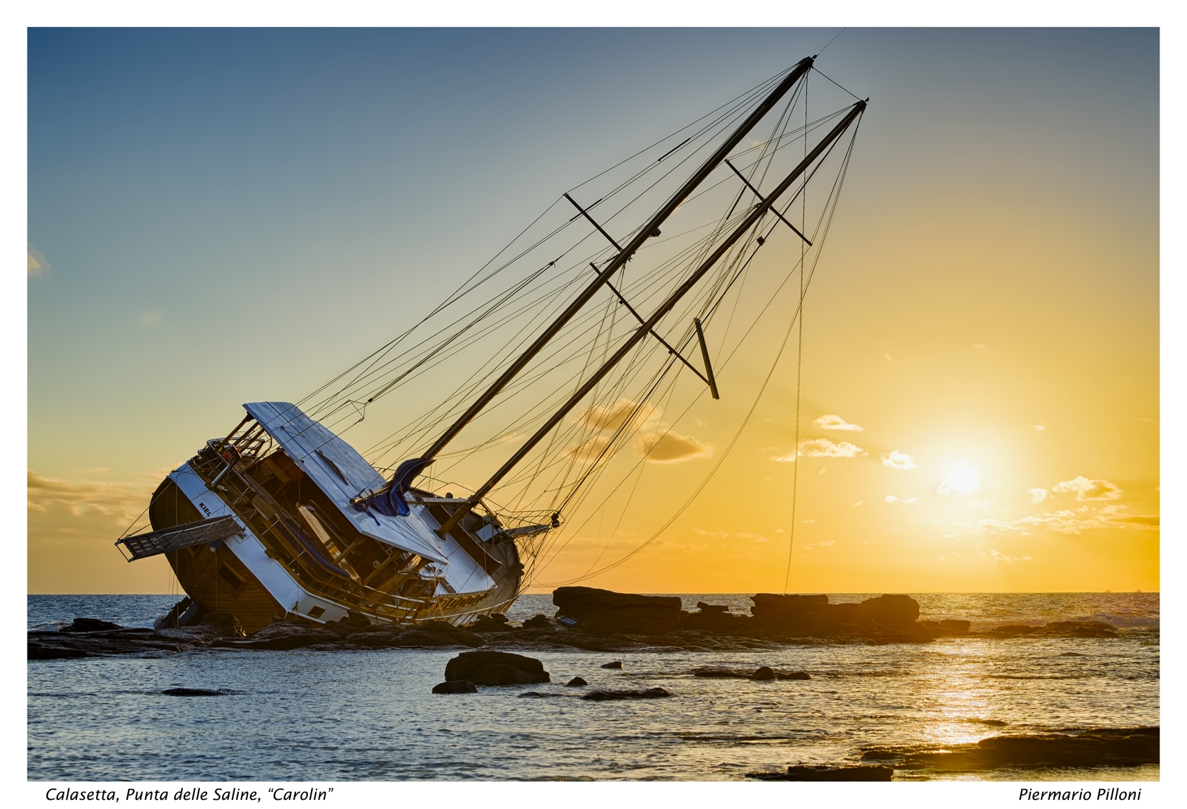 Calasetta, naufragio "Carolin"