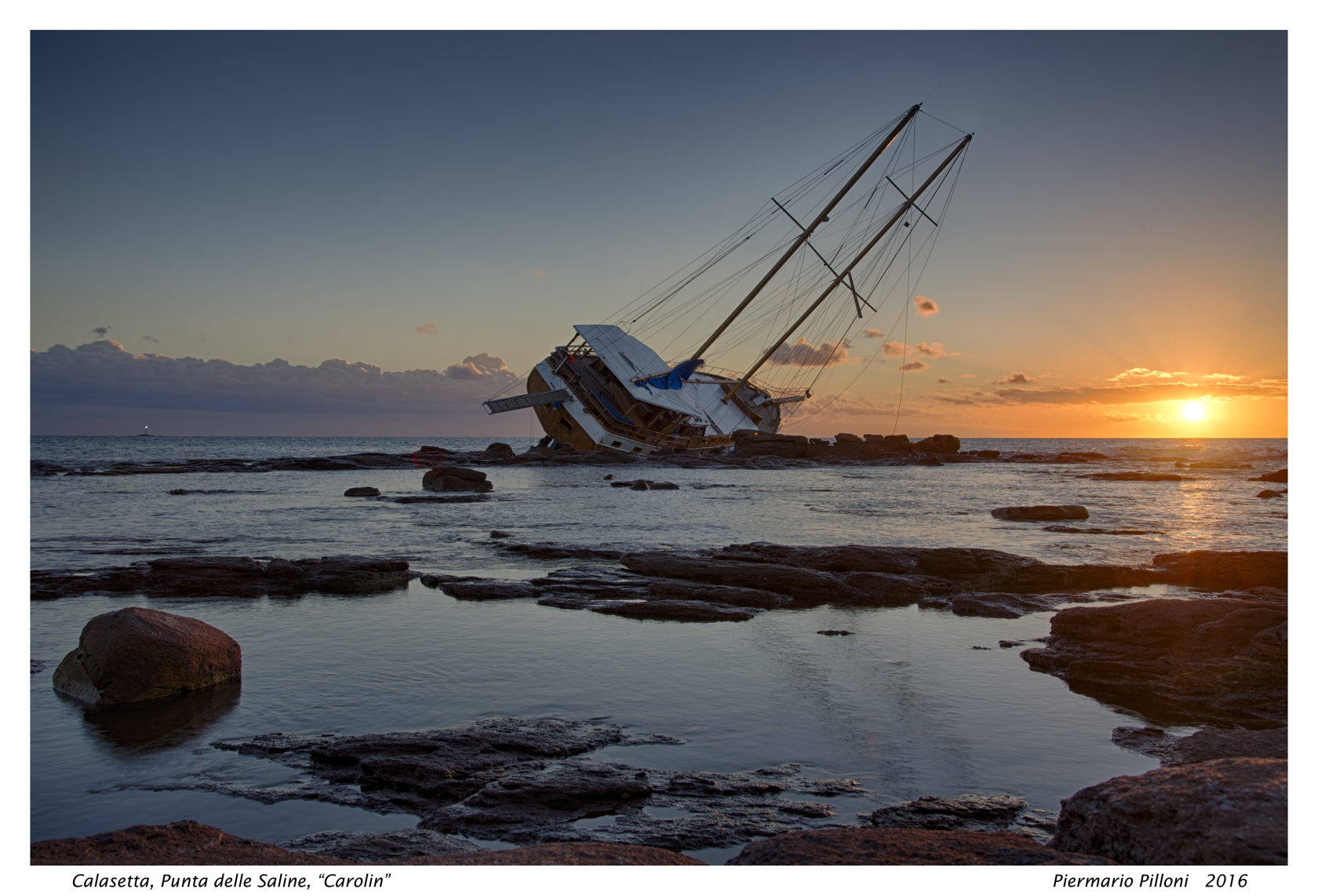 Calasetta, naufragio "Carolin"