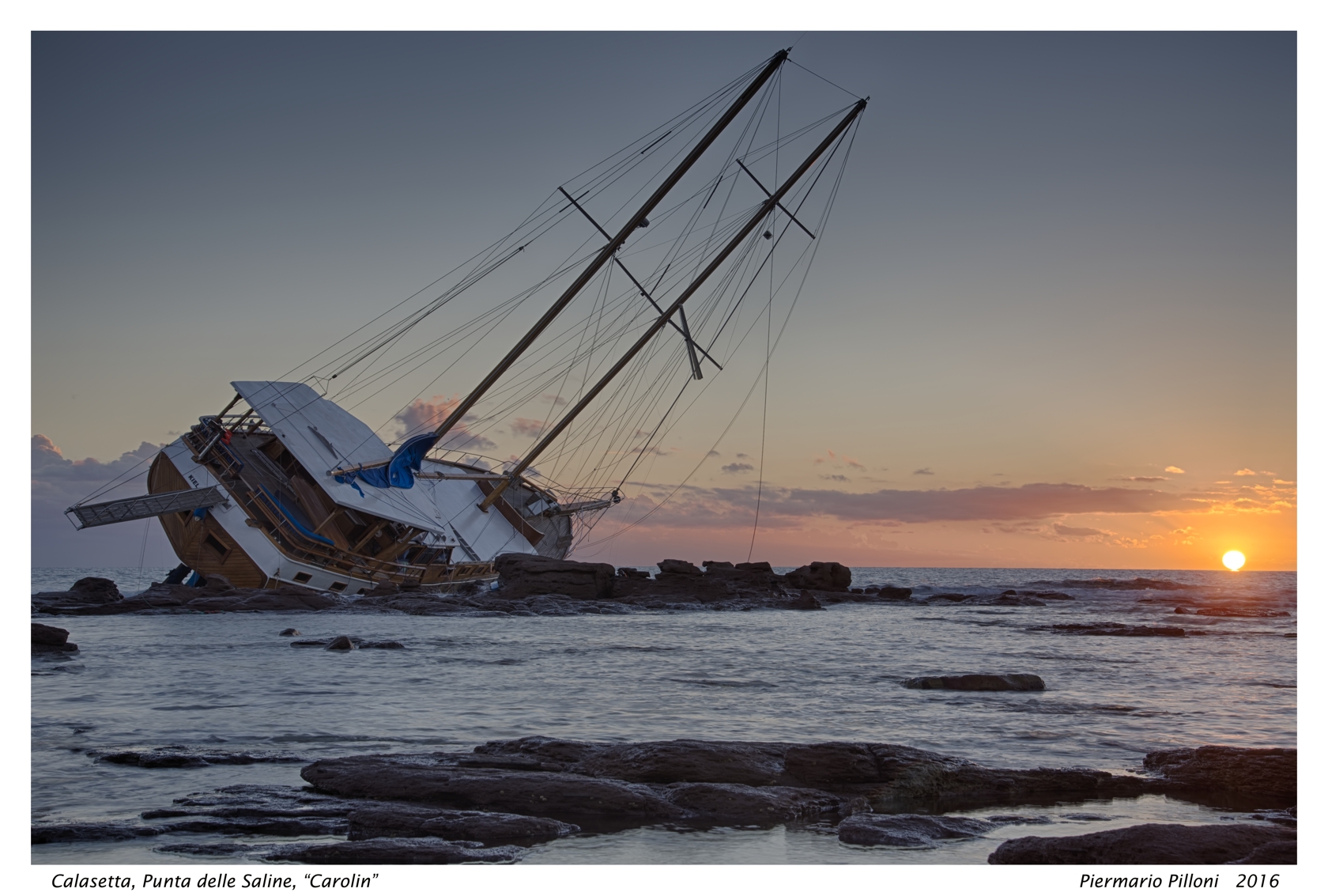 Calasetta, naufragio "Carolin"