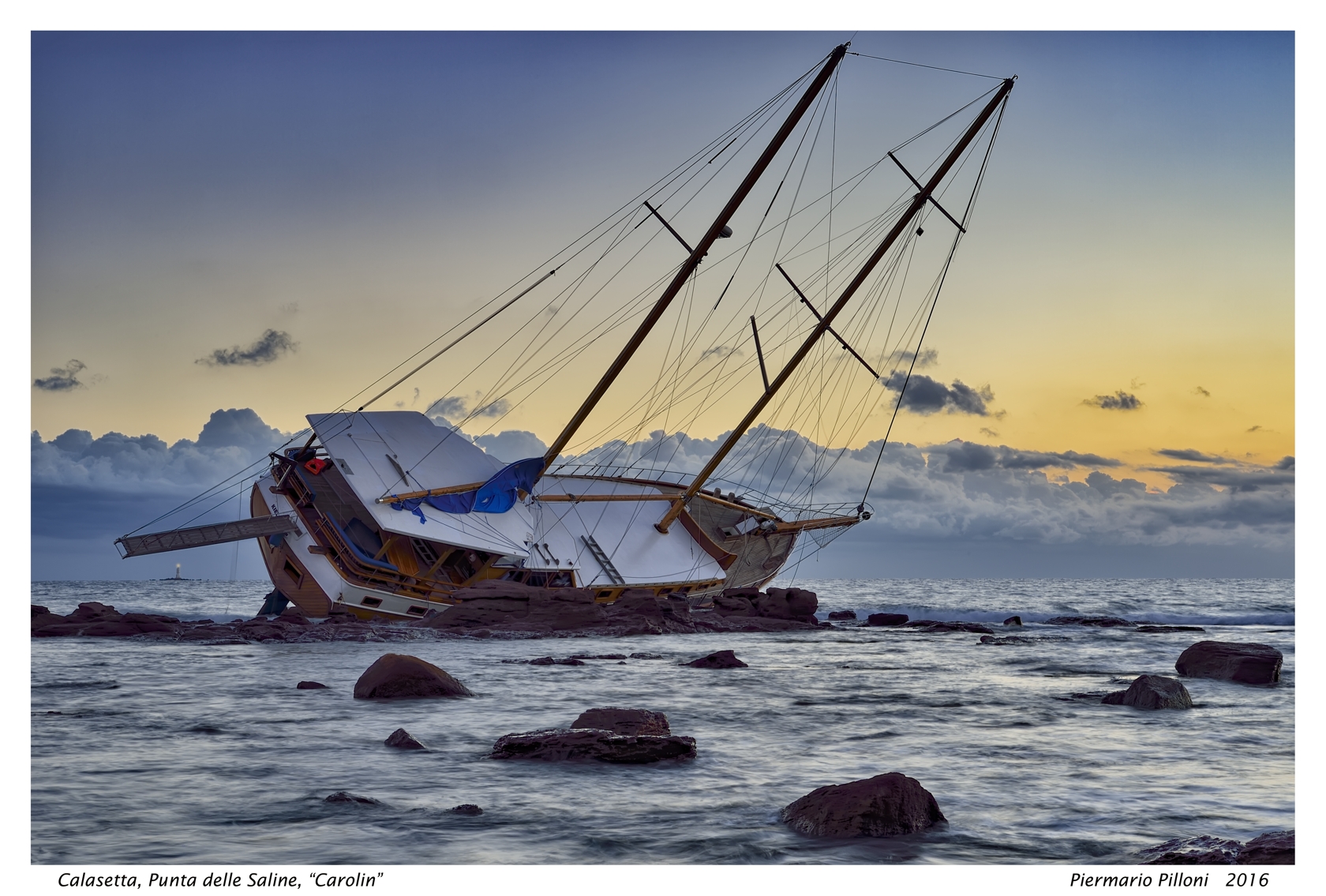 Calasetta, naufragio "Carolin"