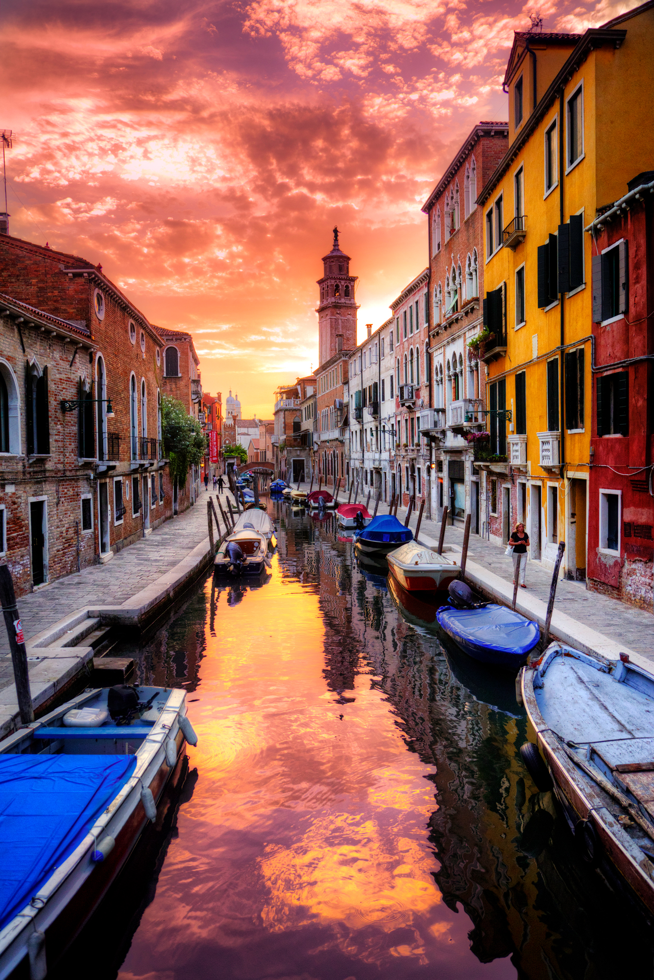 Venezia al tramonto