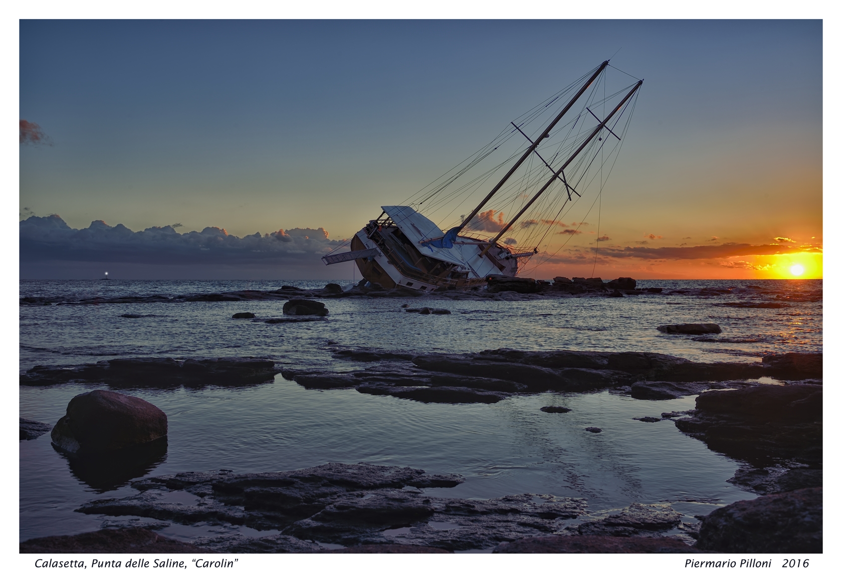 Calasetta, naufragio "Carolin"