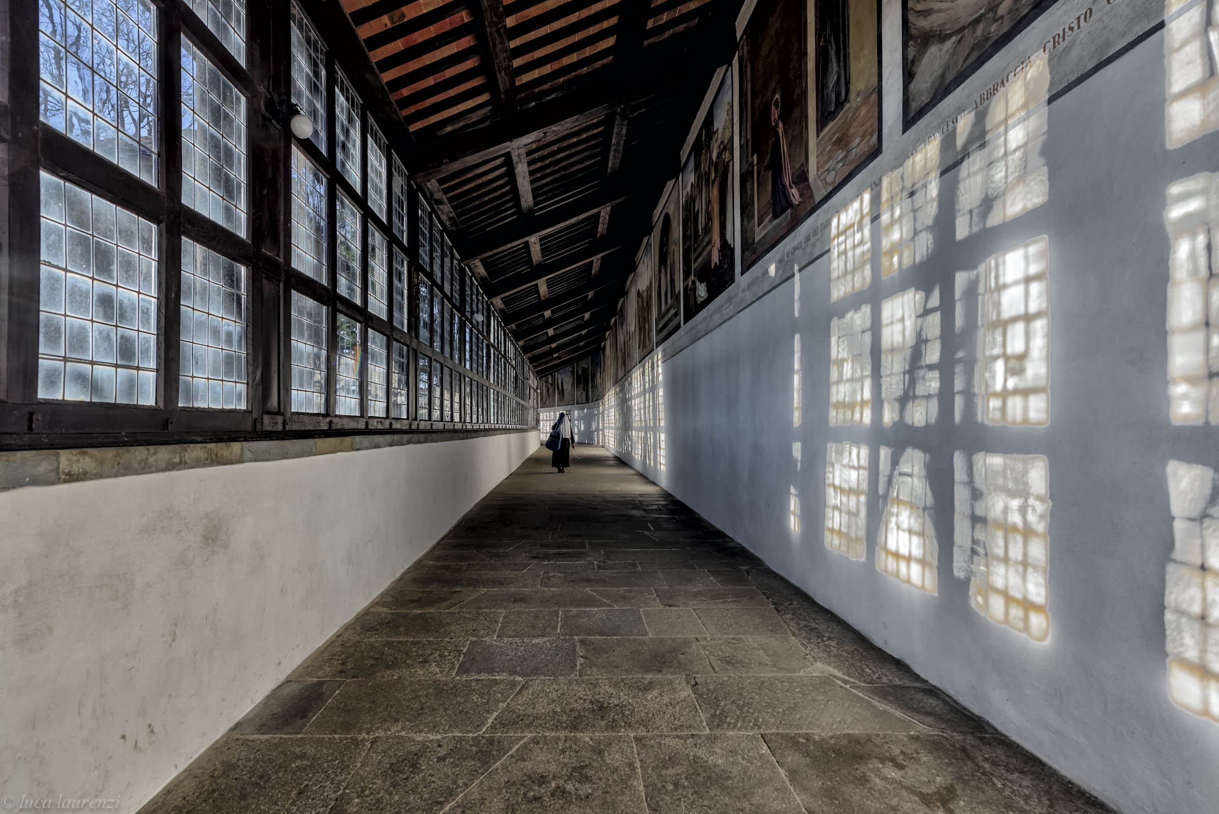 Il corridoio del Santuario