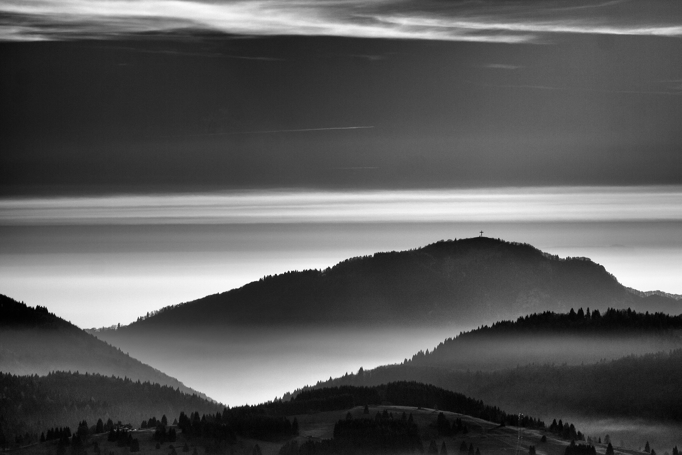 Nebbia sull'altopiano. Asiago